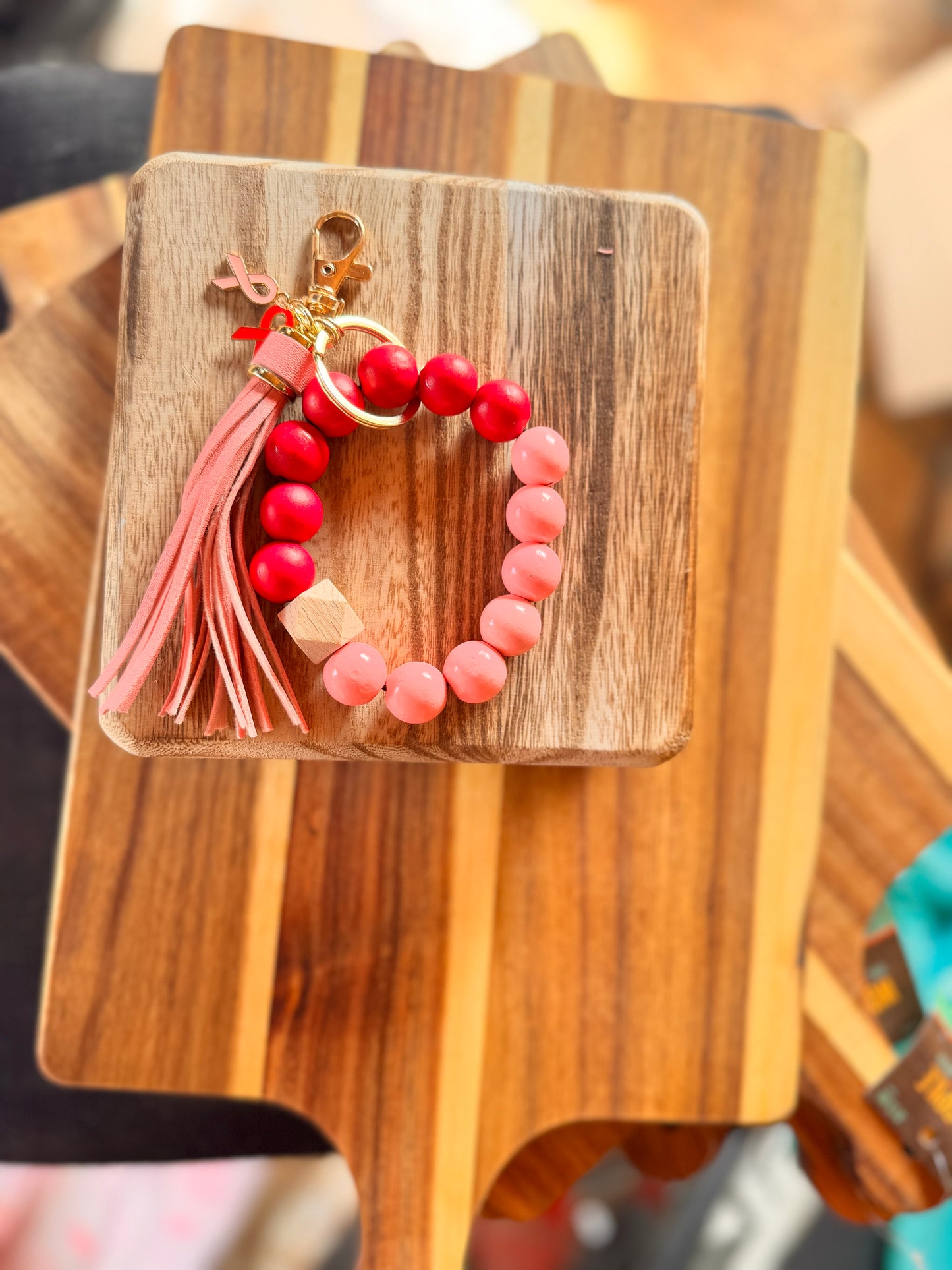 Breast Cancer Awareness Month Wristlet