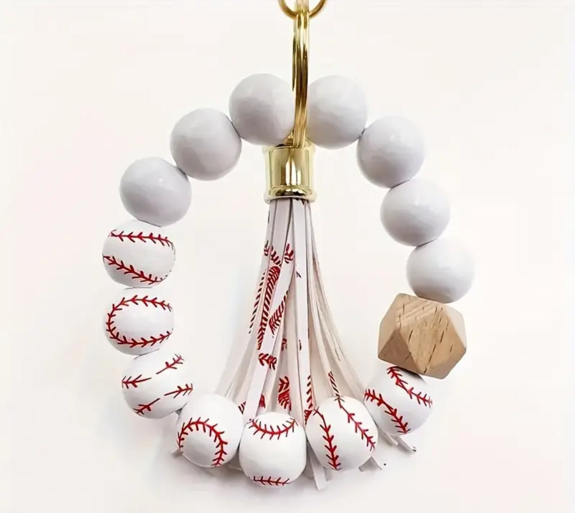 Sport Wristlet Keychain-Soccer