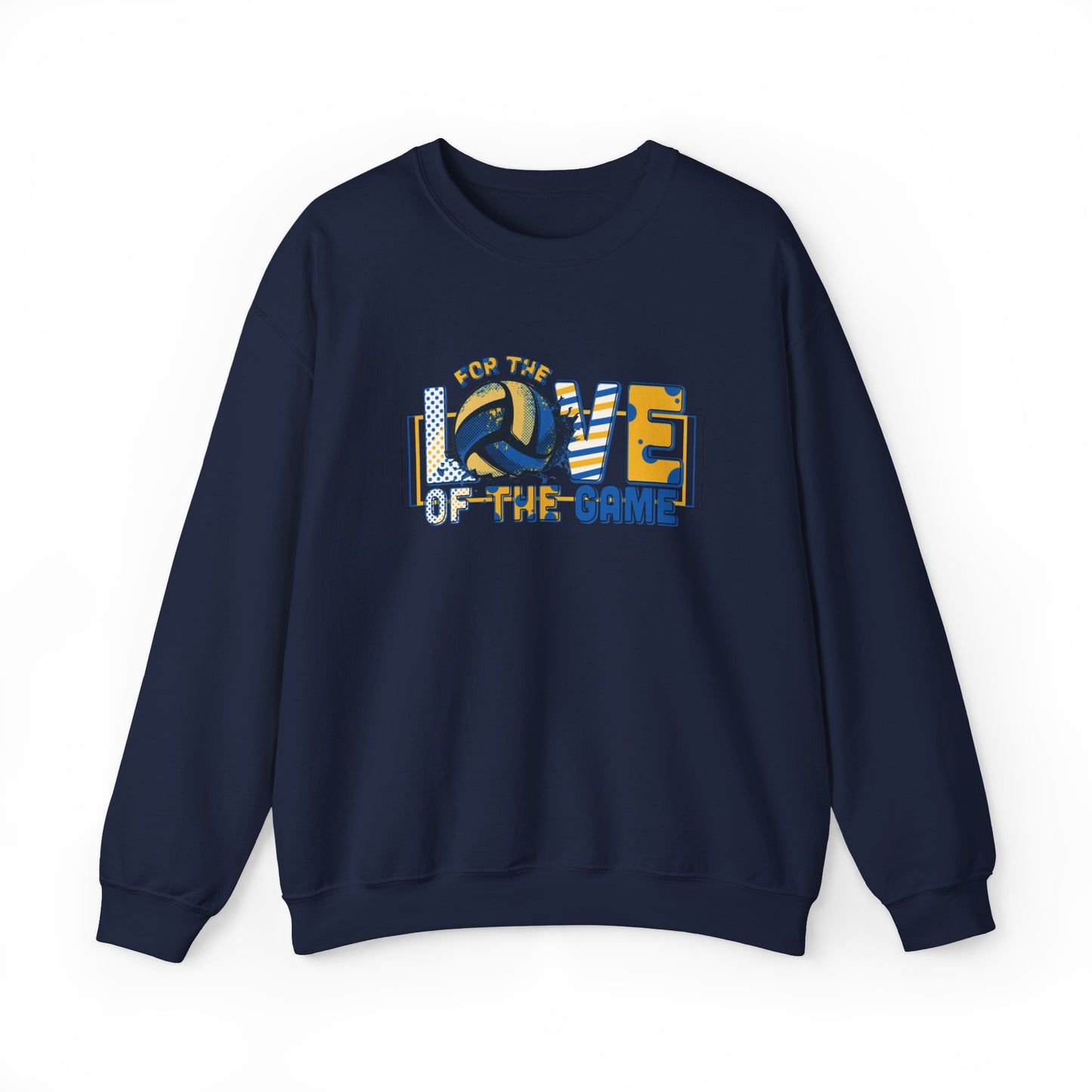 Love of the Game- Volleyball Blue and Yellow