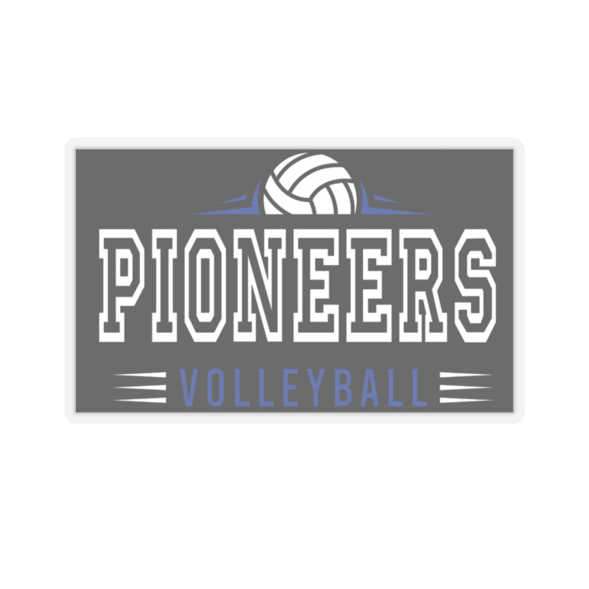 Pioneers Volleyball Stickers