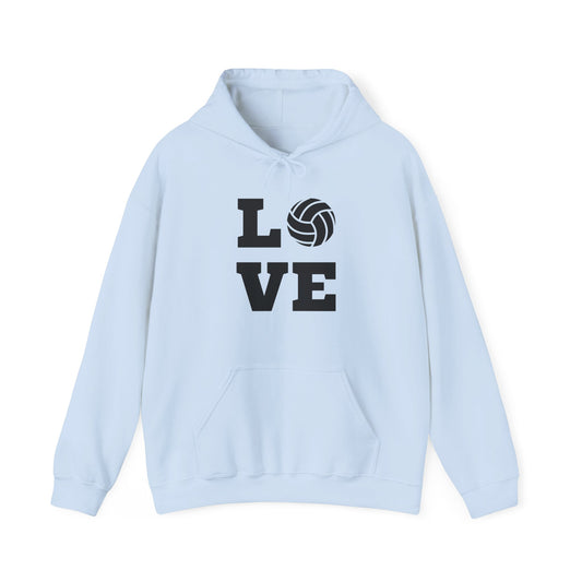 Love Volleyball- Hooded Sweatshirt