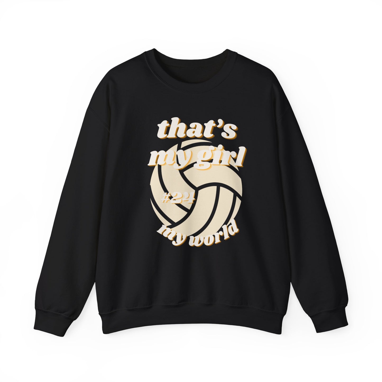 That's My Girl-Crewneck Sweatshirt Volleyball