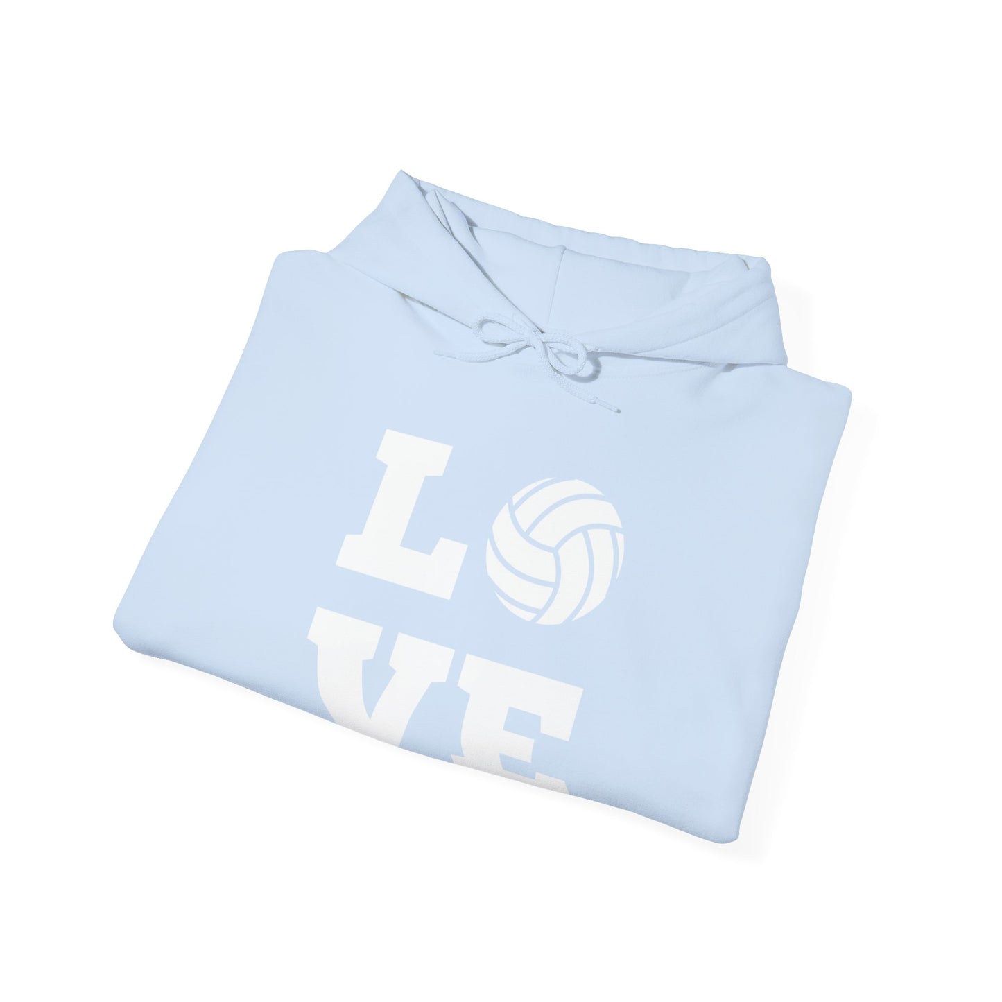 Love Volleyball- Hooded Sweatshirt