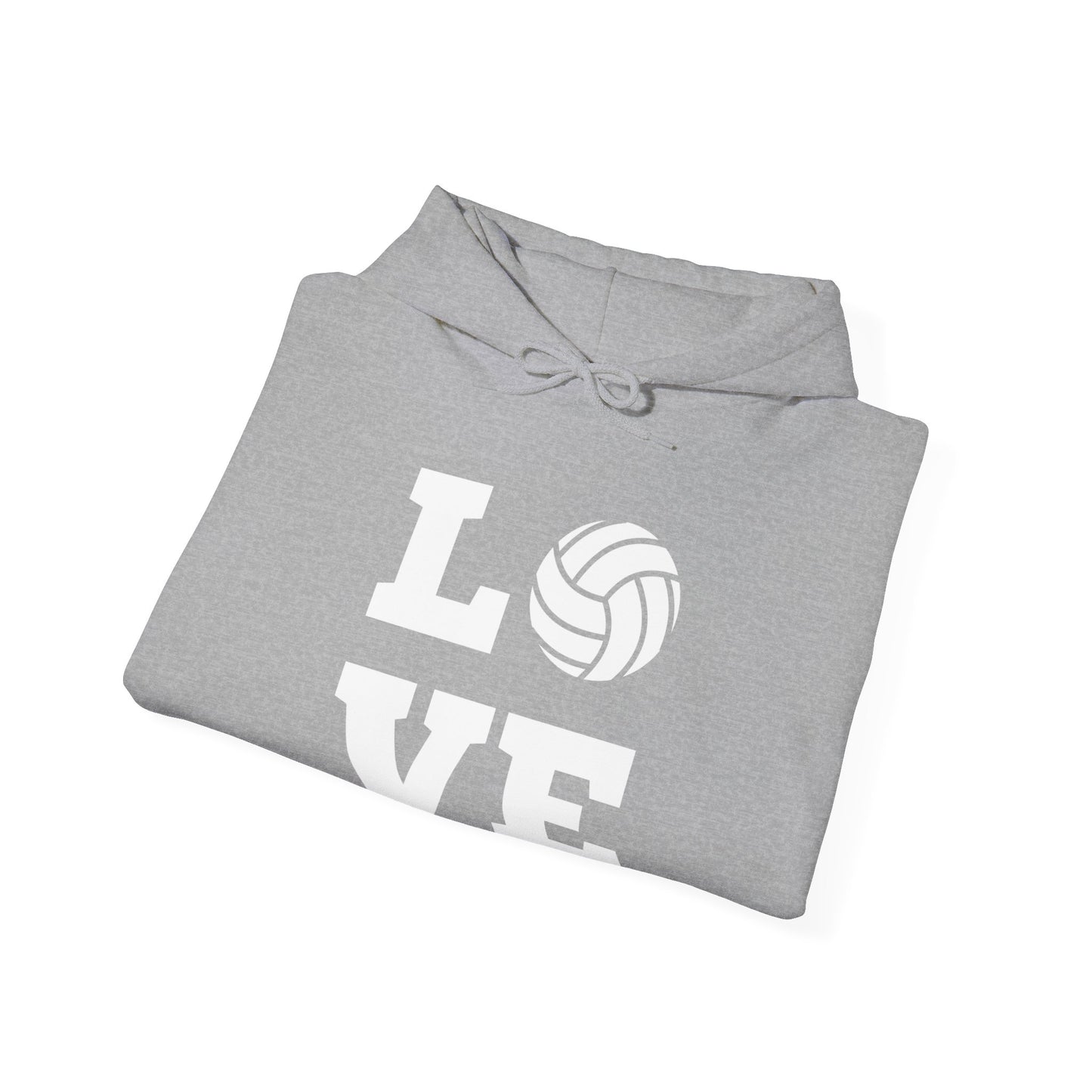 Love Volleyball- Hooded Sweatshirt