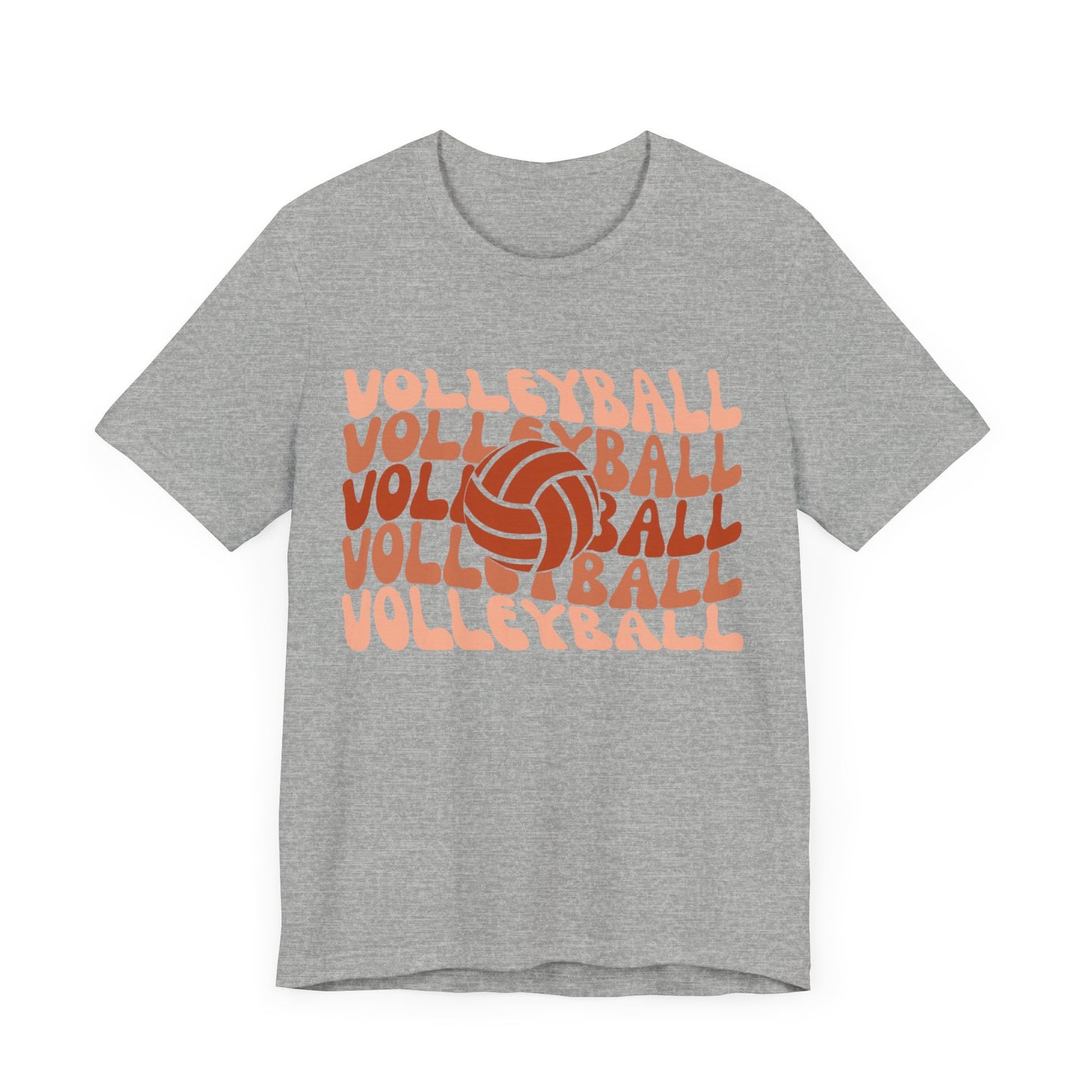 Wavy Retro T-shirt-Volleyball