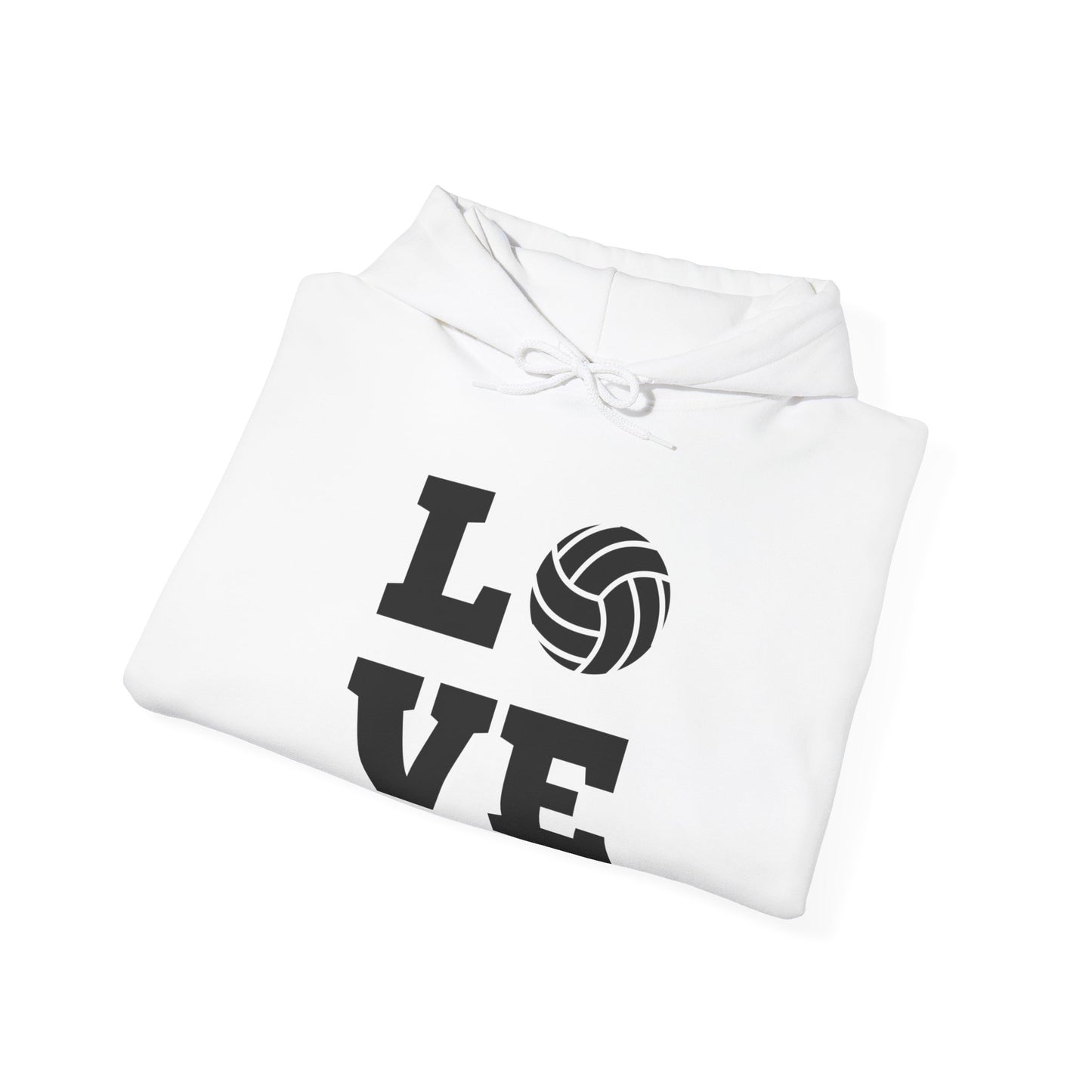 Love Volleyball- Hooded Sweatshirt