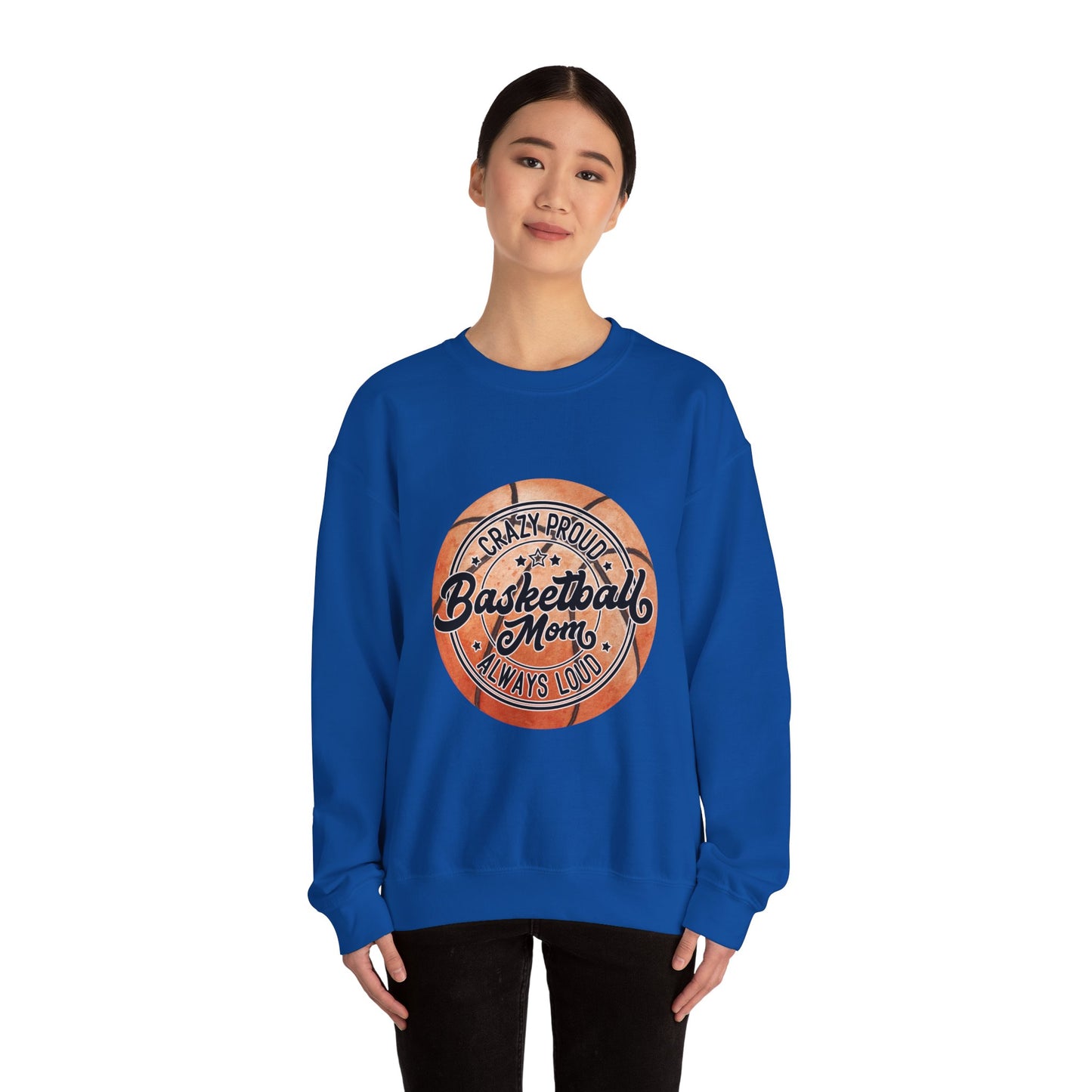 Crewneck Sweatshirt Loud and Proud Basketball Mom