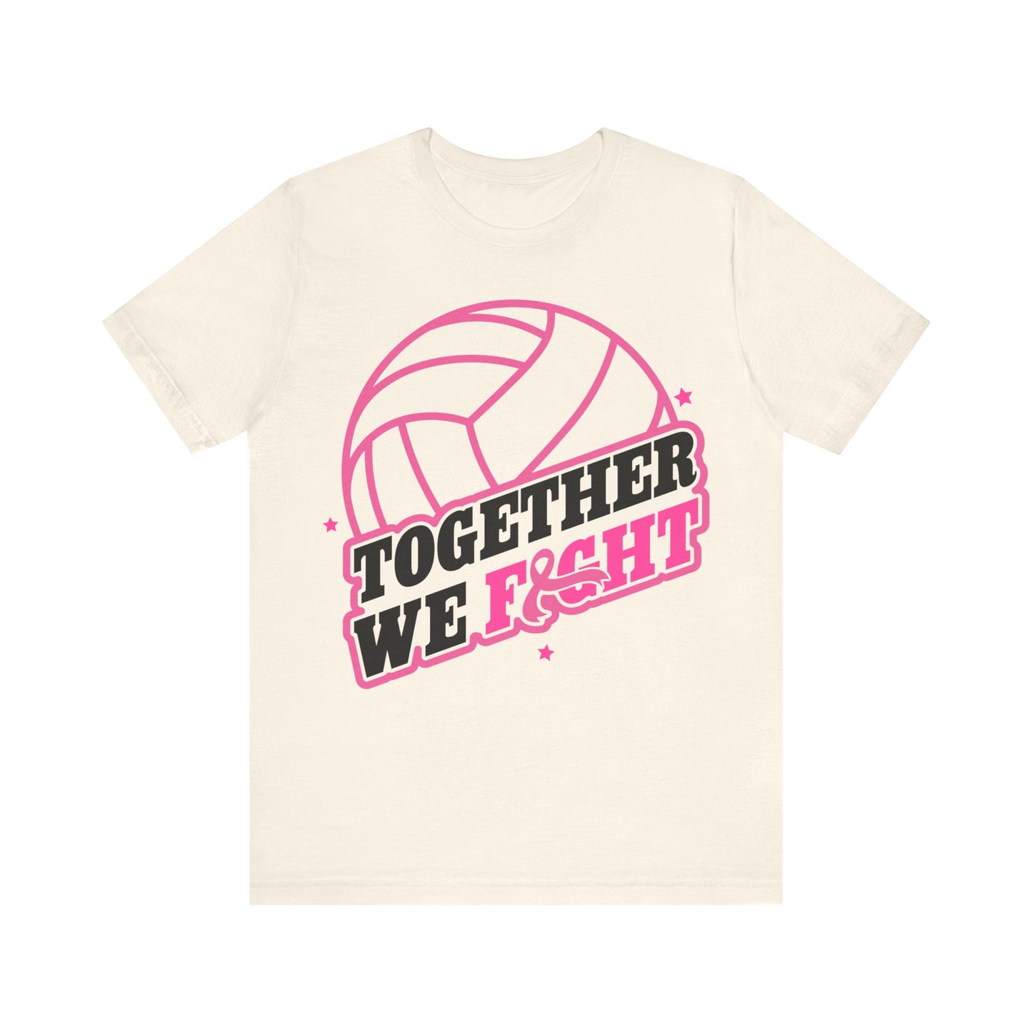 Together We Fight-T-shirt-Volleyball