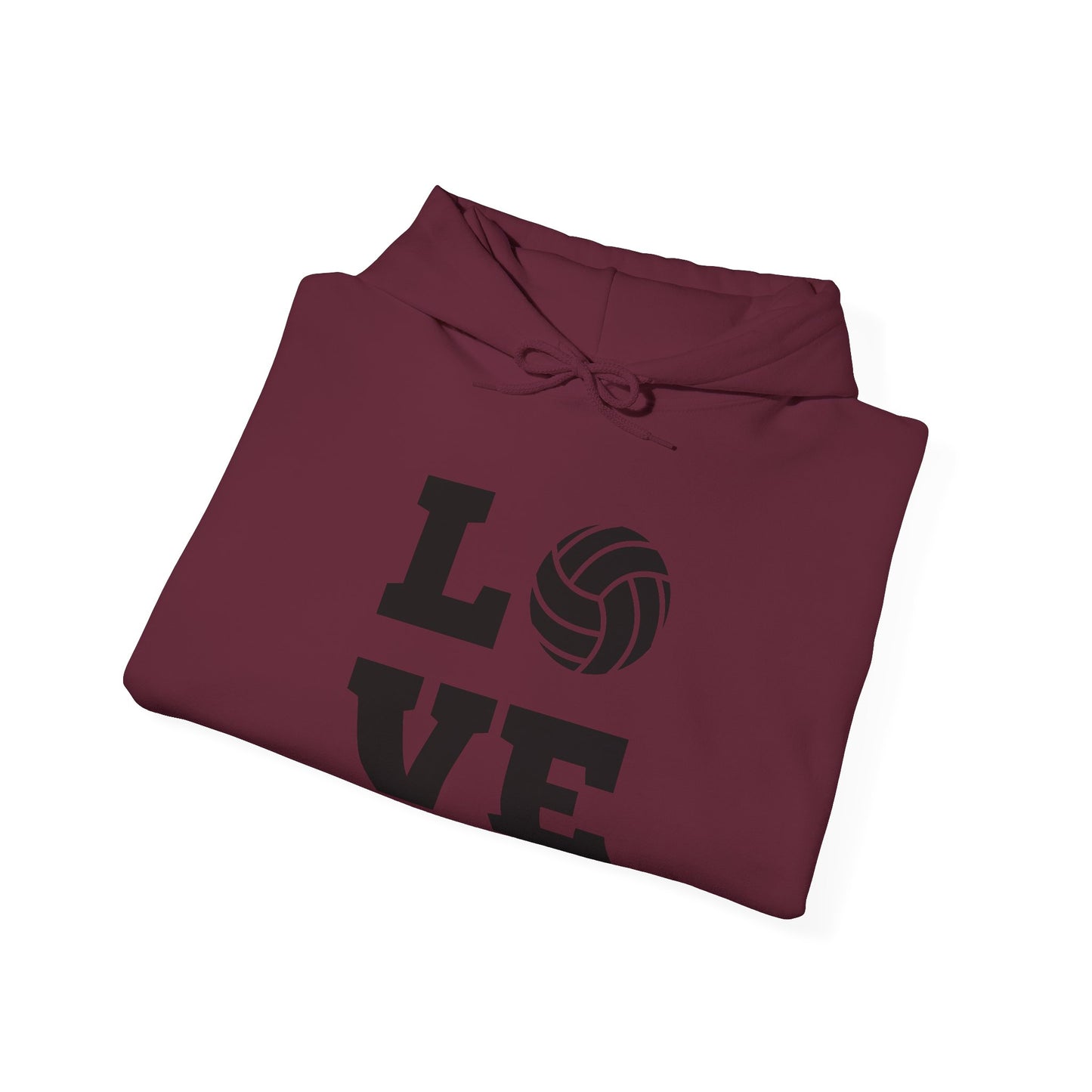 Love Volleyball- Hooded Sweatshirt