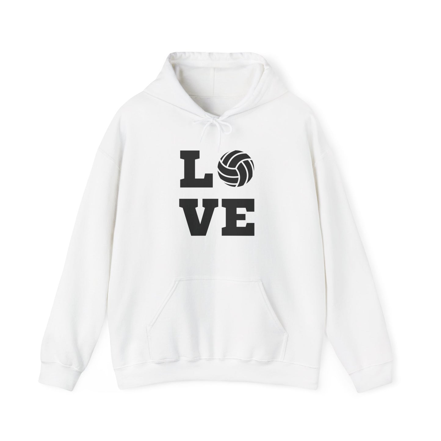 Love Volleyball- Hooded Sweatshirt