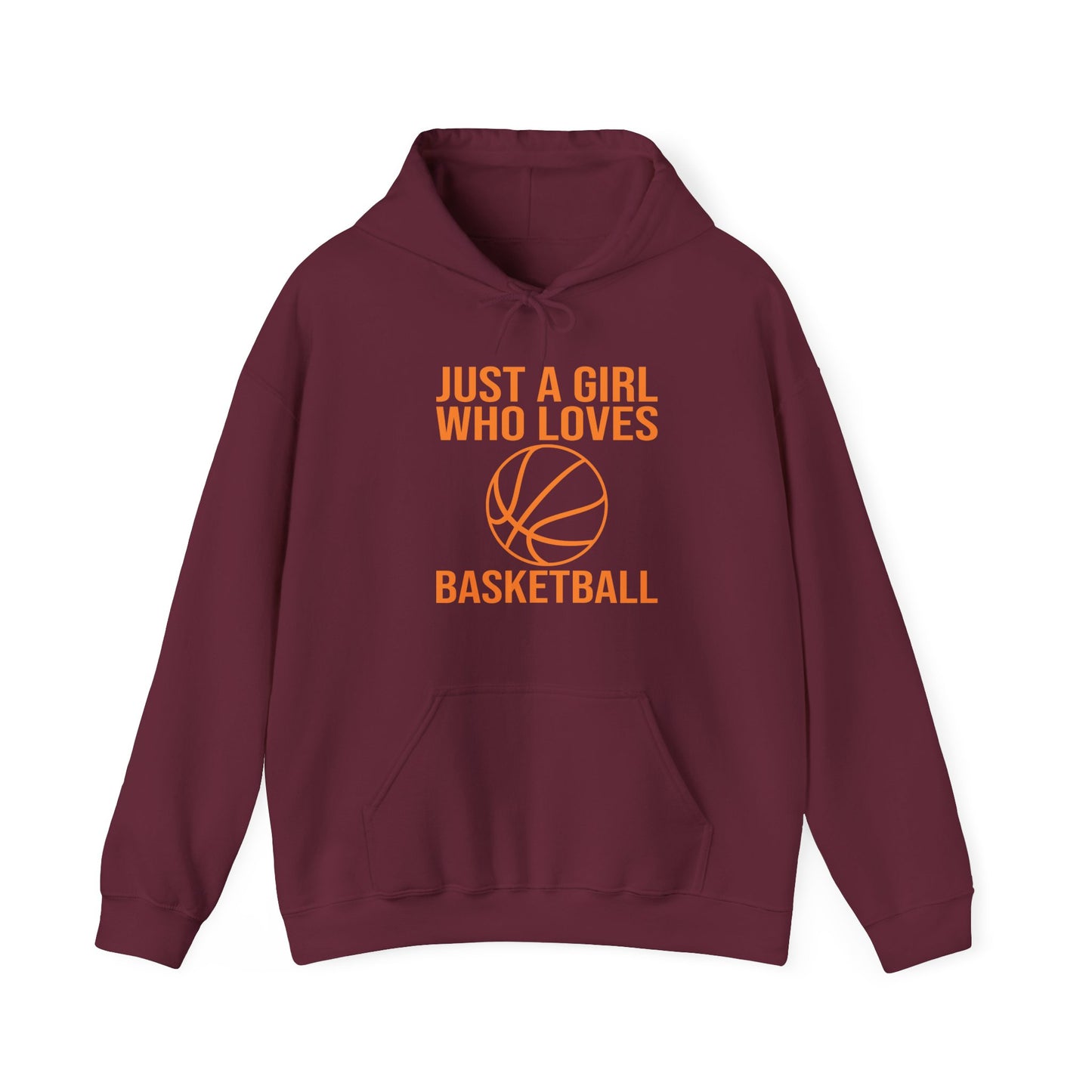 Hoodie-Girl That Loves Basketball