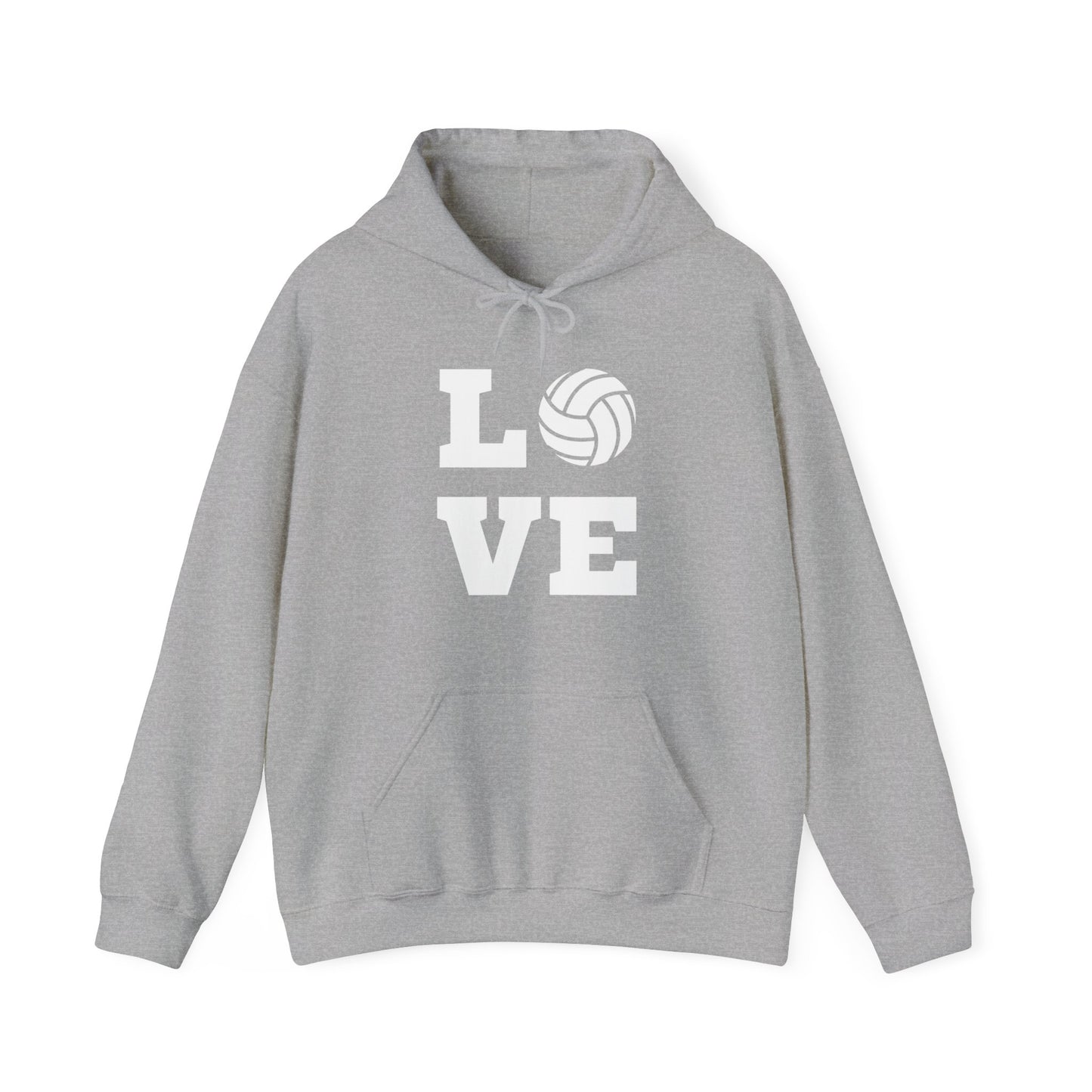 Love Volleyball- Hooded Sweatshirt