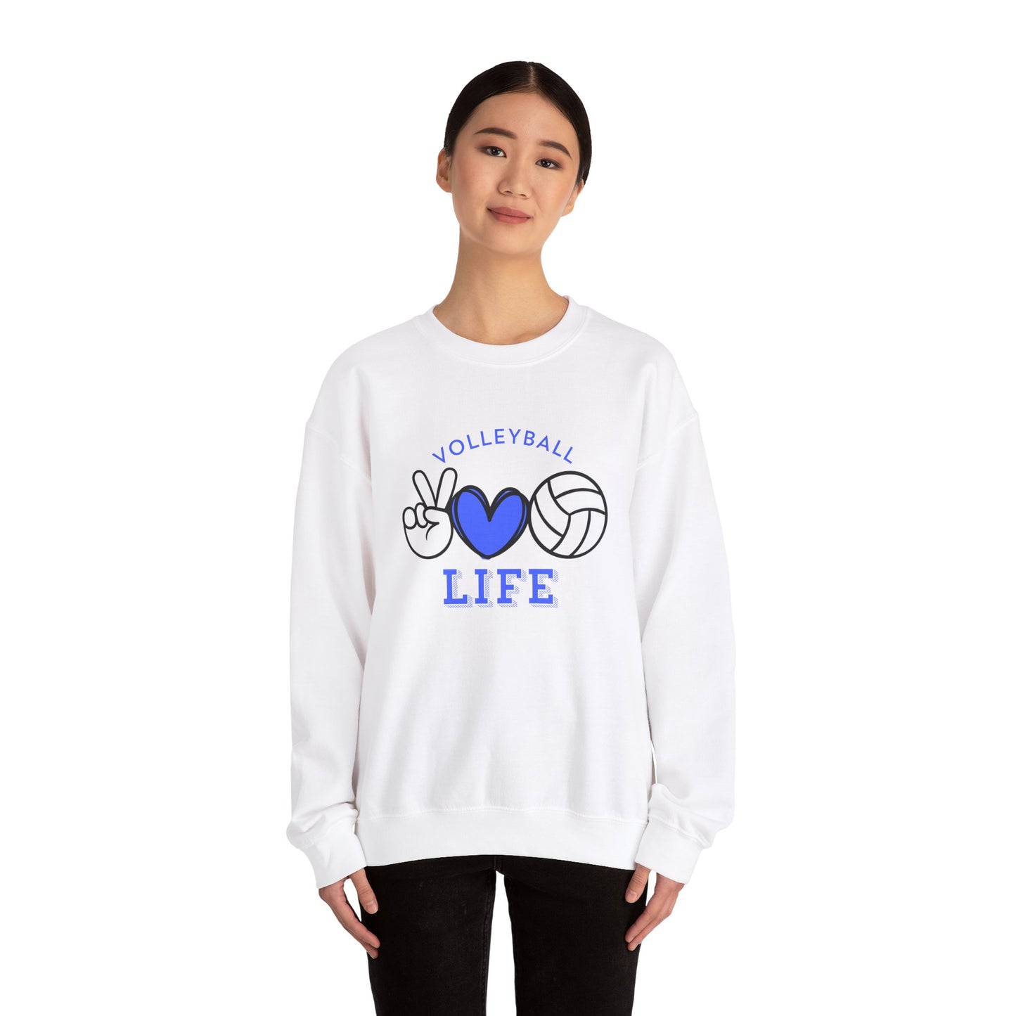 Volleyball Life-Crewneck Sweatshirt Volleyball