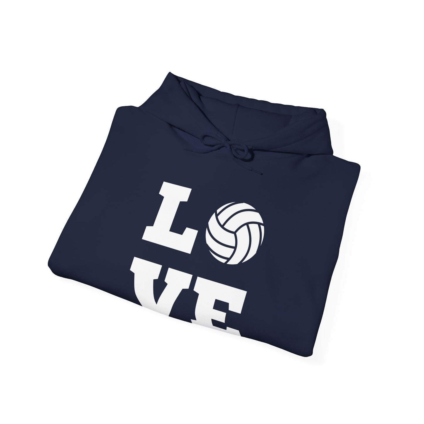 Love Volleyball- Hooded Sweatshirt