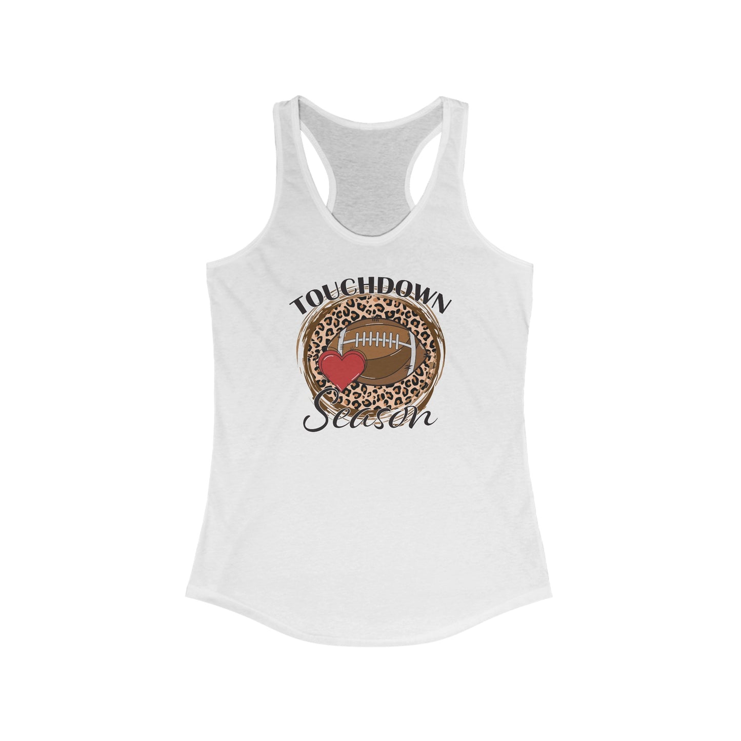 Football Touchdown Season Racerback Tank