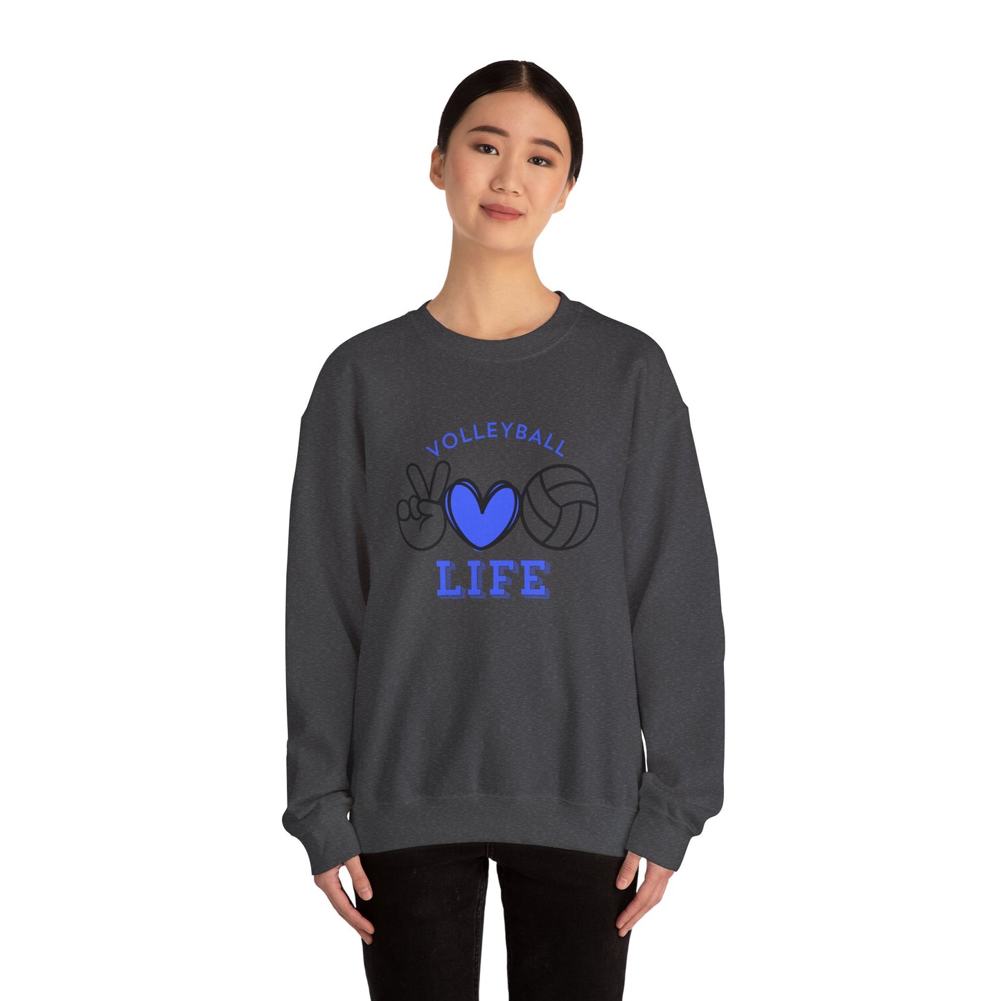 Volleyball Life-Crewneck Sweatshirt Volleyball