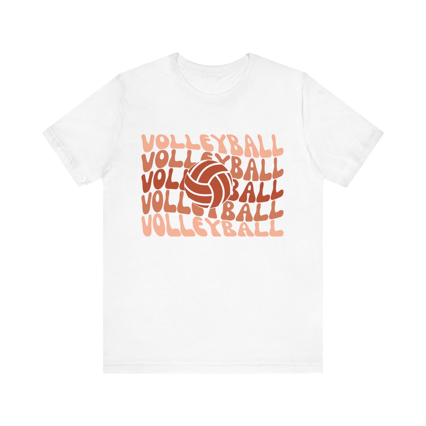 Wavy Retro T-shirt-Volleyball