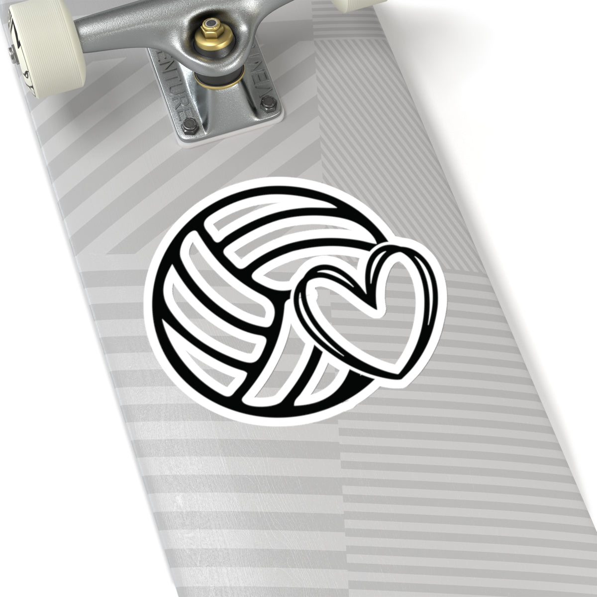 Volleyball Love Kiss-Cut Stickers