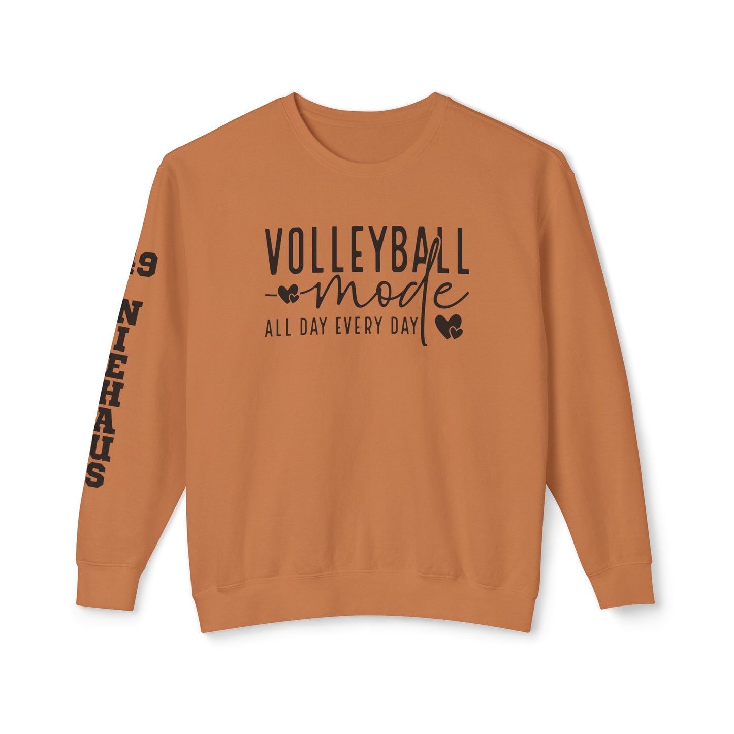 Custom Sleeve Print-Crewneck Sweatshirt