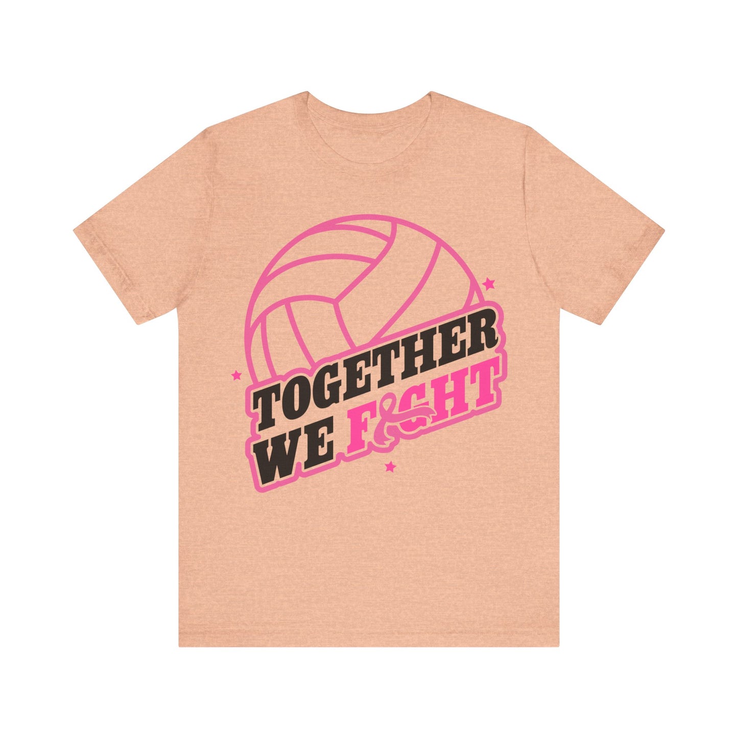 Together We Fight-T-shirt-Volleyball