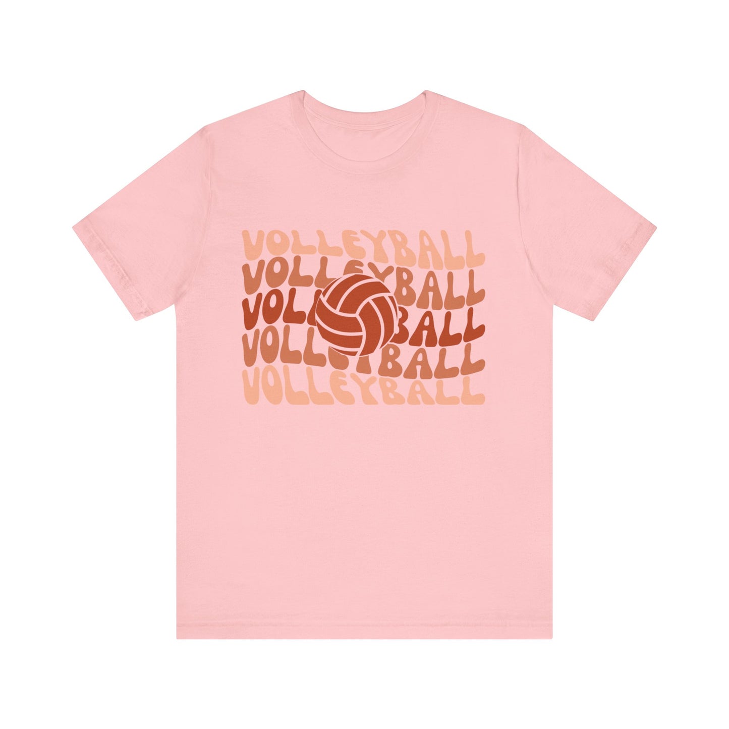 Wavy Retro T-shirt-Volleyball