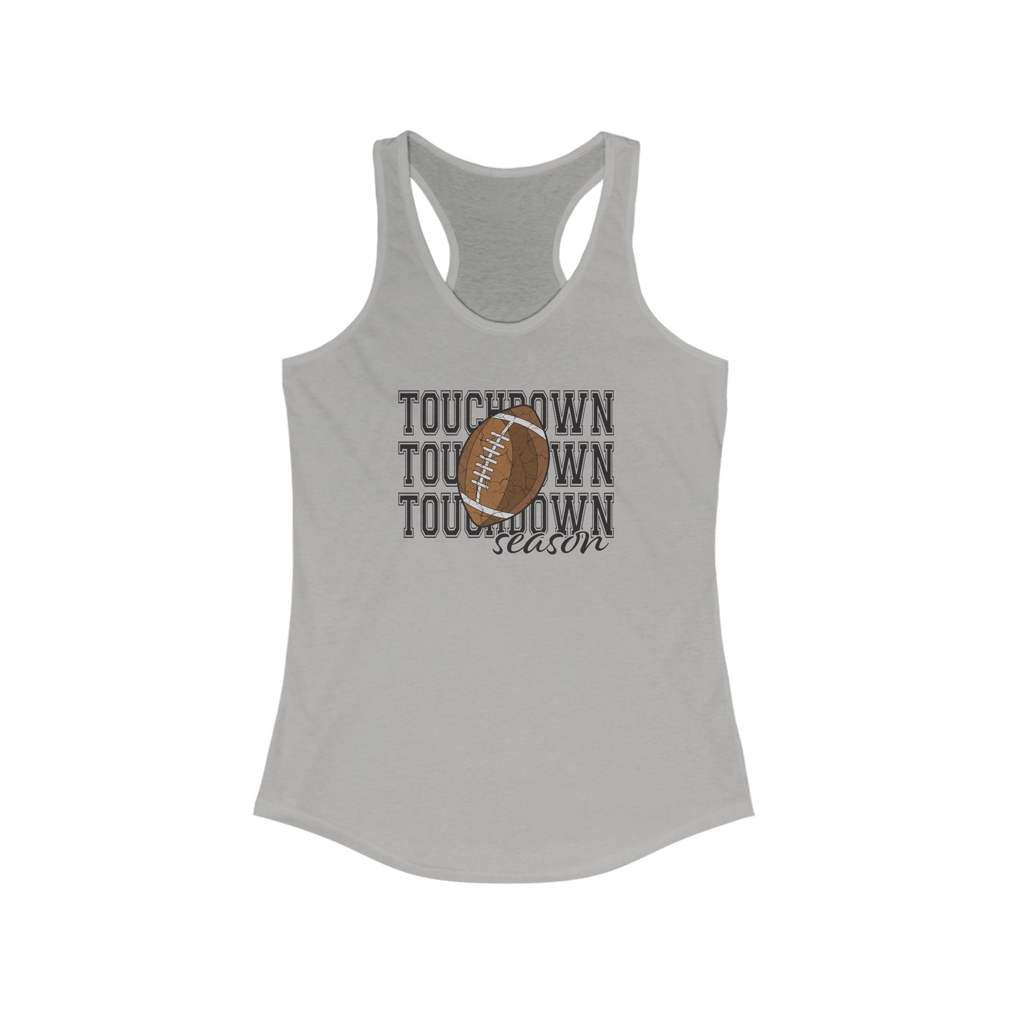 Football Touchdown Racerback Tank