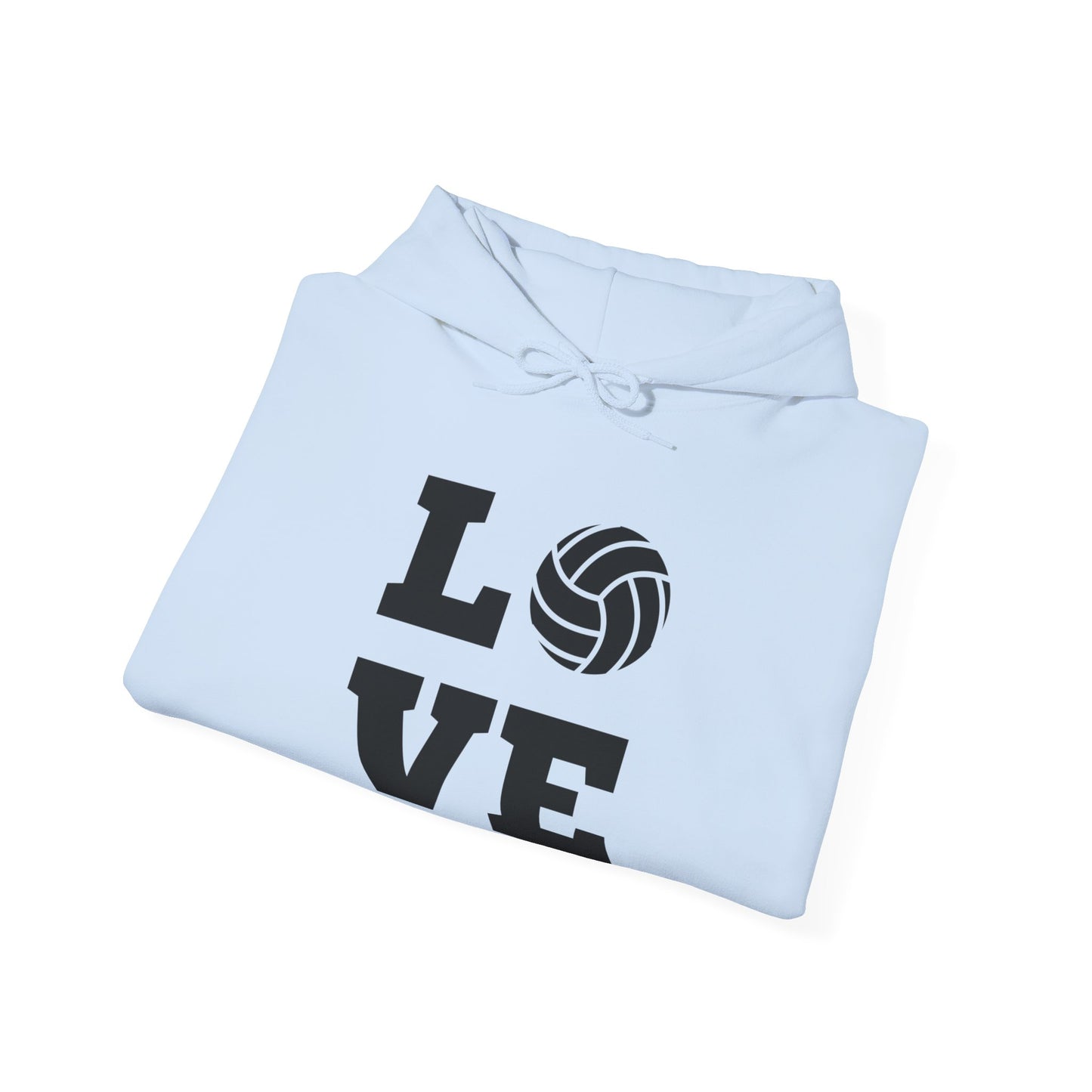 Love Volleyball- Hooded Sweatshirt