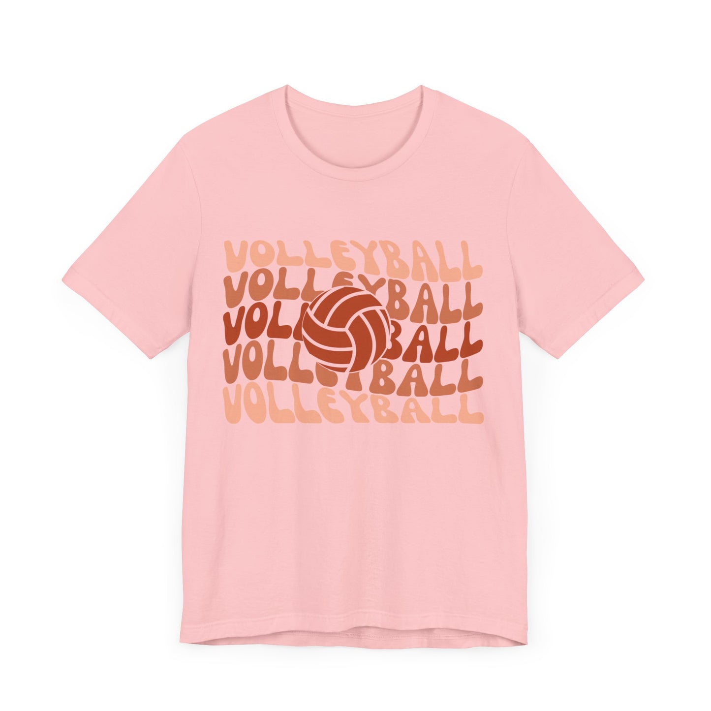 Wavy Retro T-shirt-Volleyball