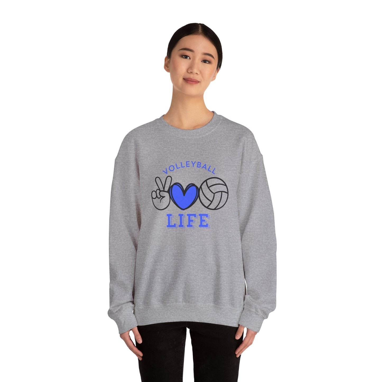 Volleyball Life-Crewneck Sweatshirt Volleyball