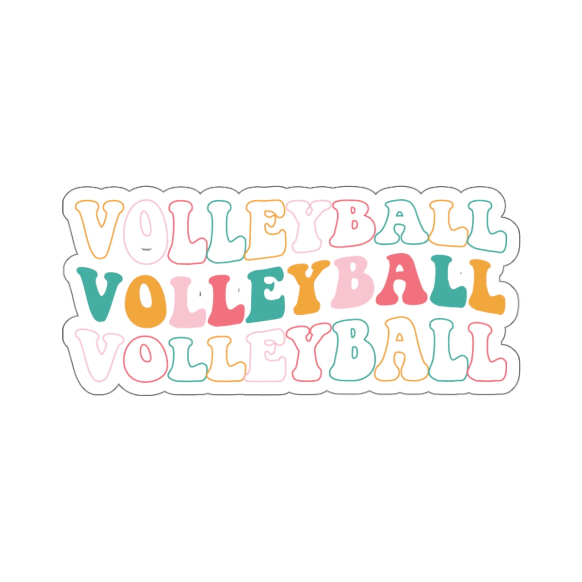 Volleyball Stickers