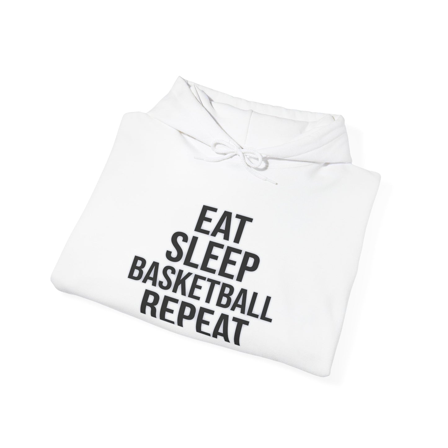 Hoodie-Eat Sleep Basketball Repeat