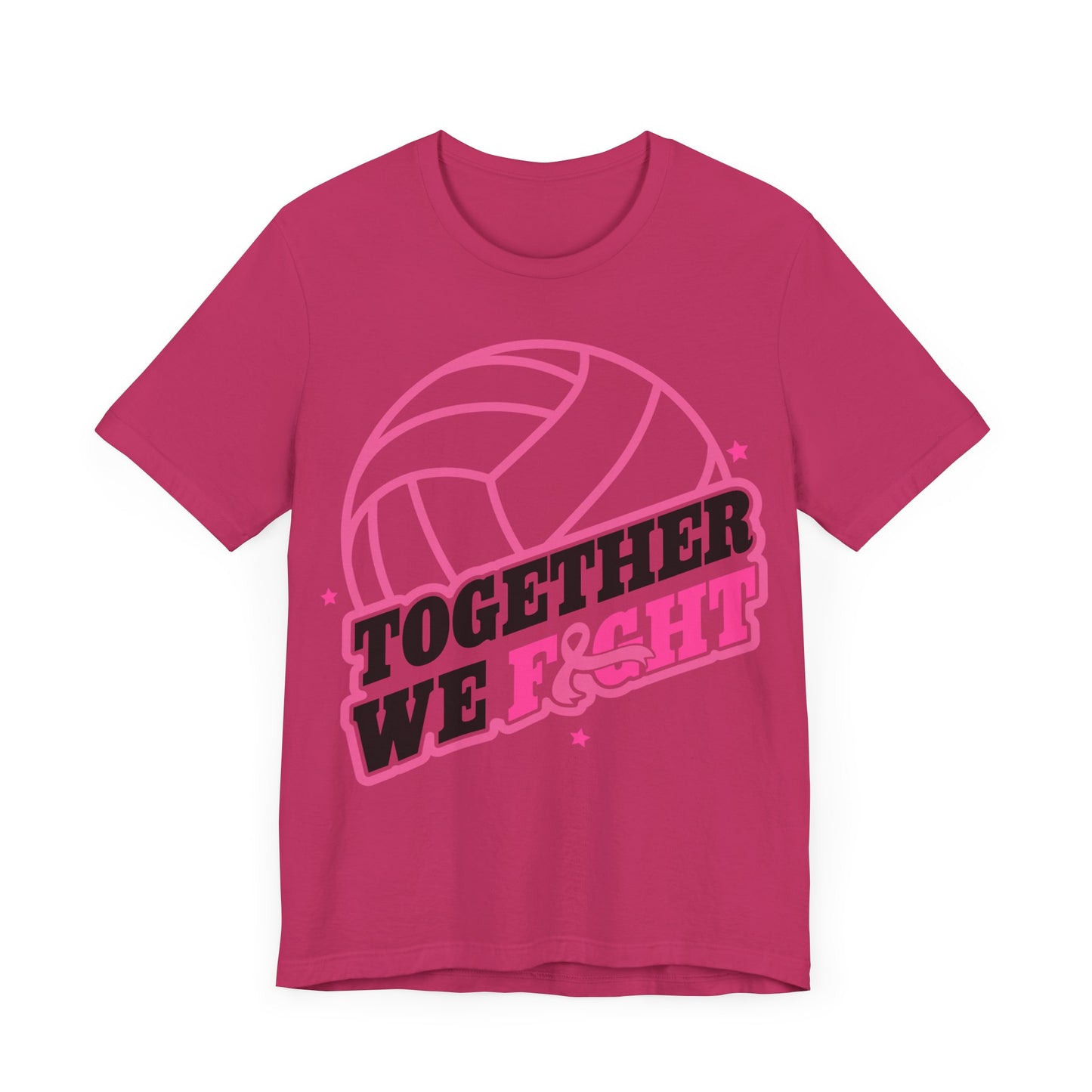 Together We Fight-T-shirt-Volleyball