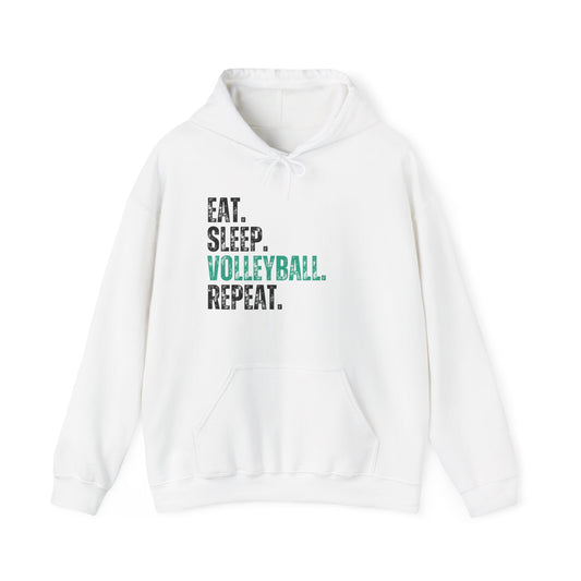 Eat Sleep Volleyball- Hooded Sweatshirt