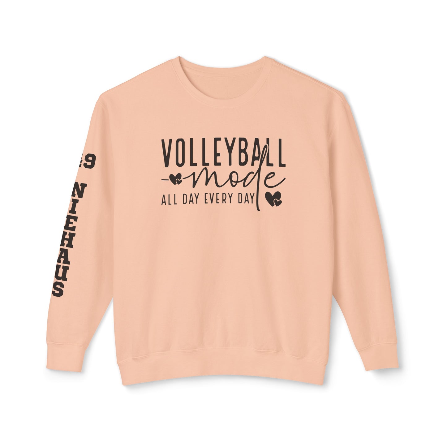 Custom Sleeve Print-Crewneck Sweatshirt