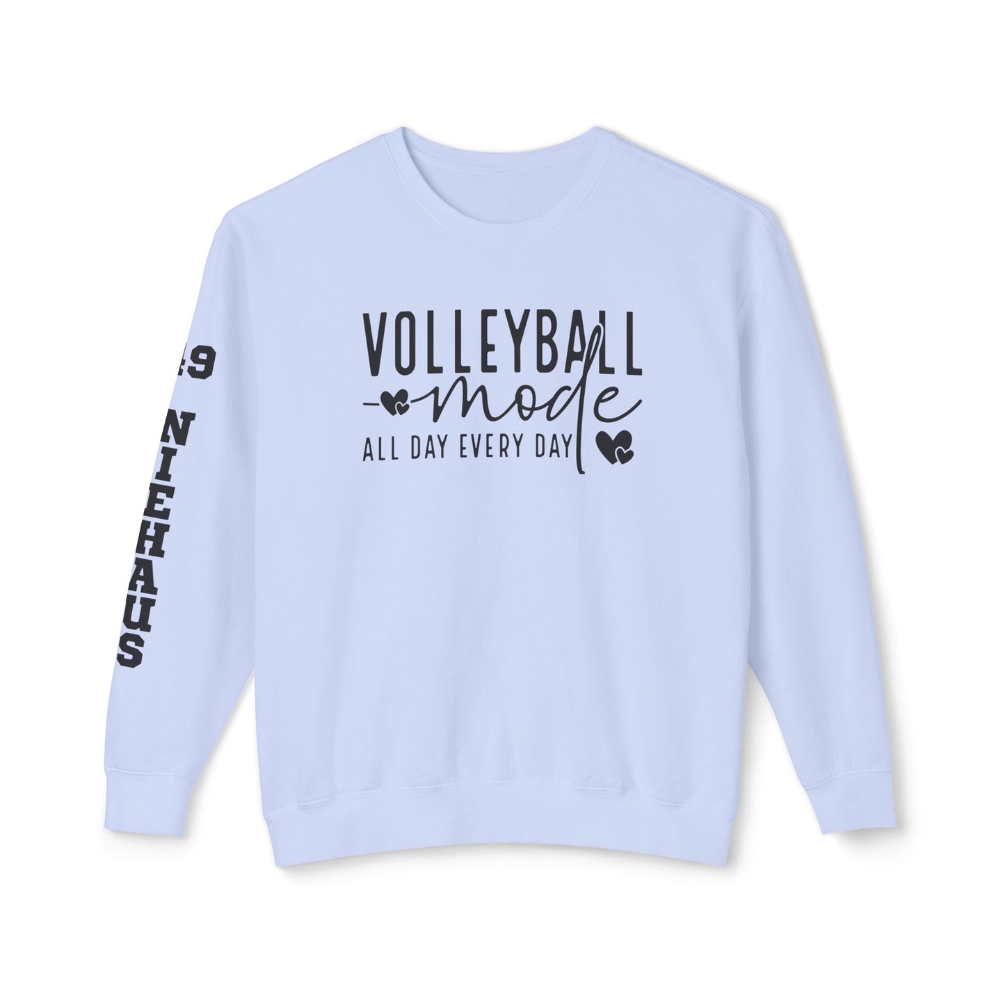 Custom Sleeve Print-Crewneck Sweatshirt