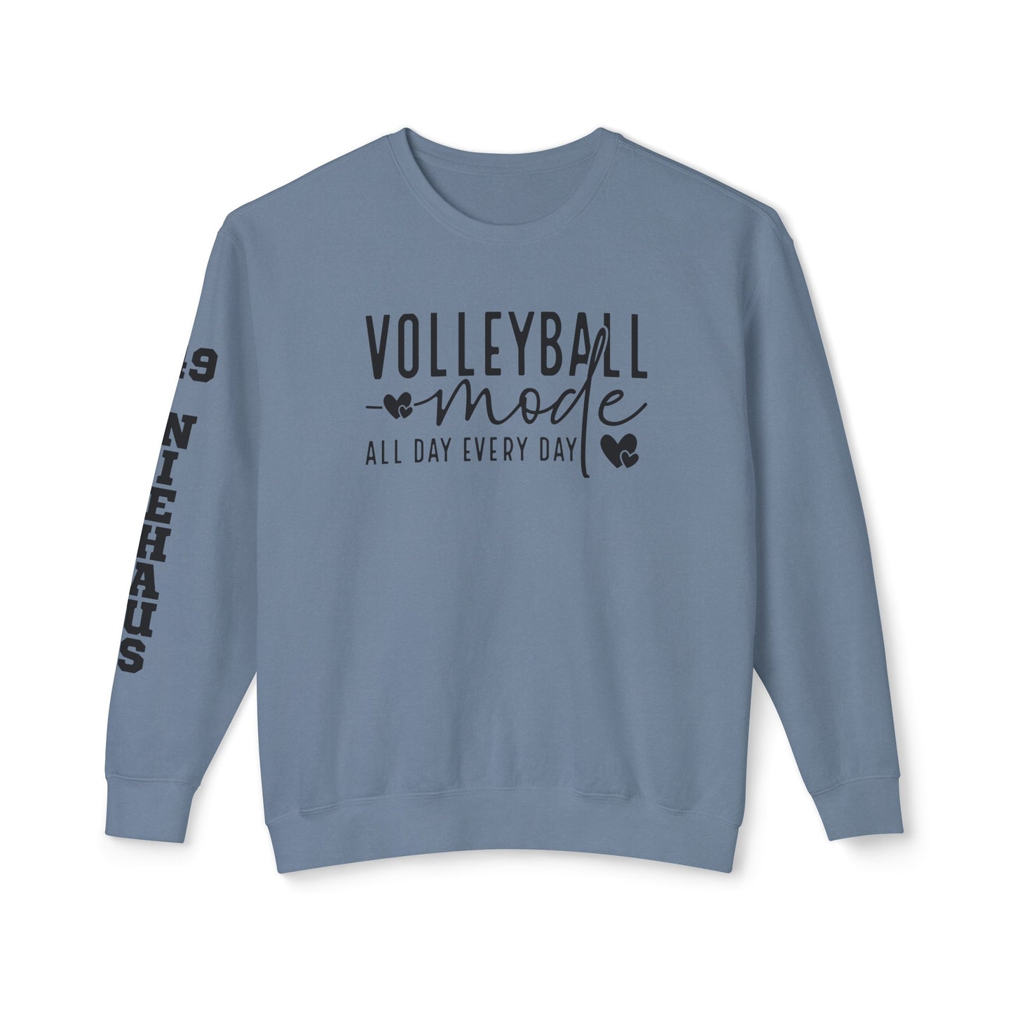 Custom Sleeve Print-Crewneck Sweatshirt