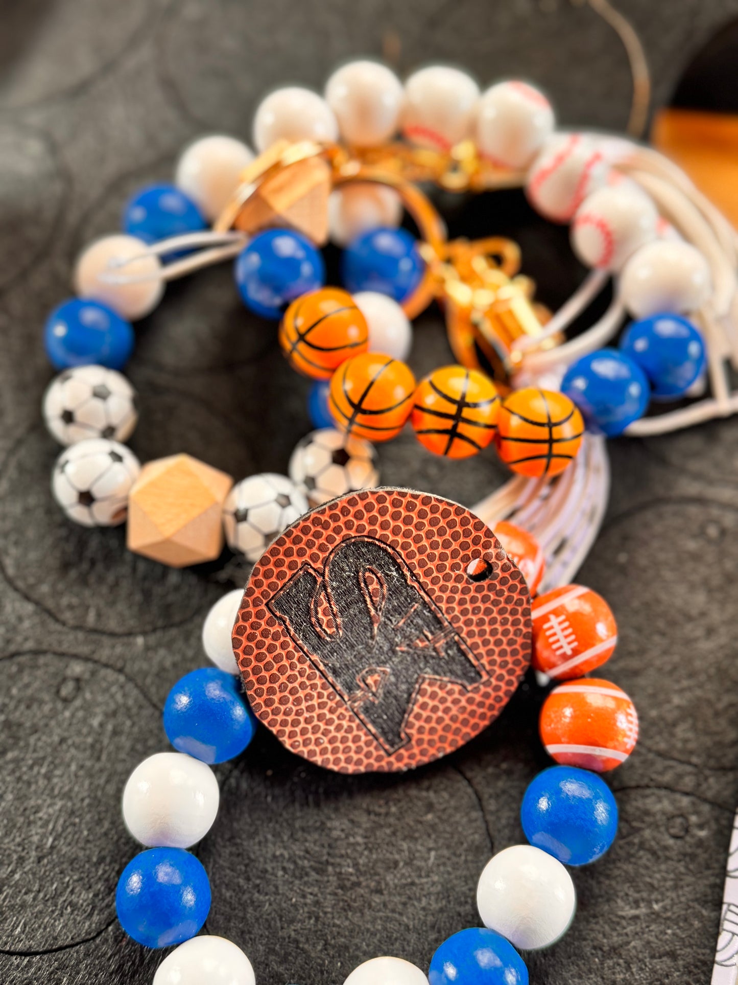 Custom Wristlet (combining of 2 sports)