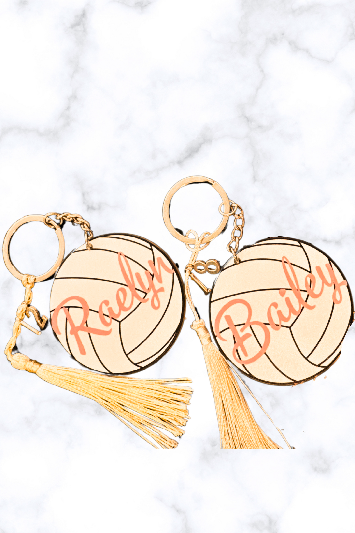 Customized Bag Tags-Volleyball