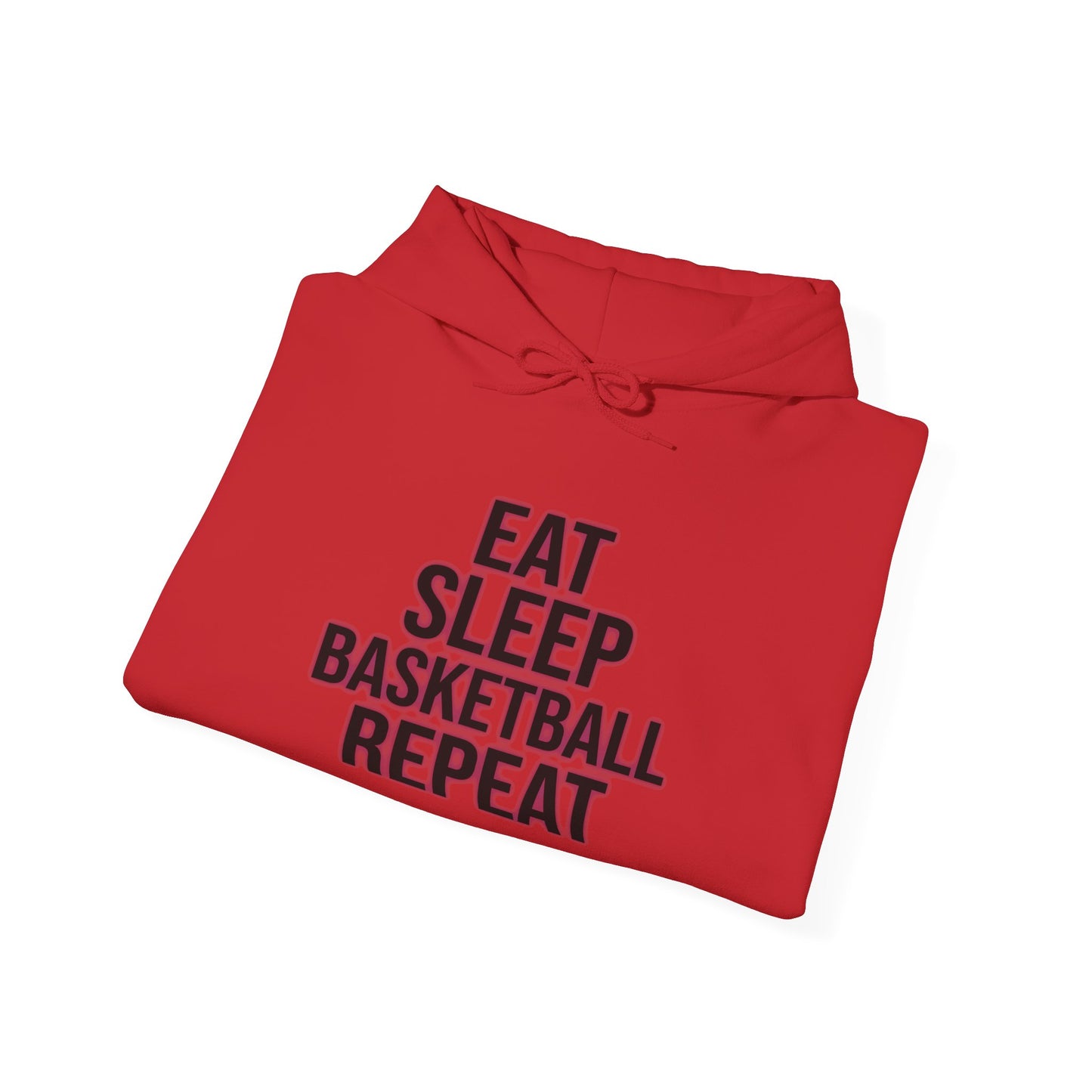 Hoodie-Eat Sleep Basketball Repeat