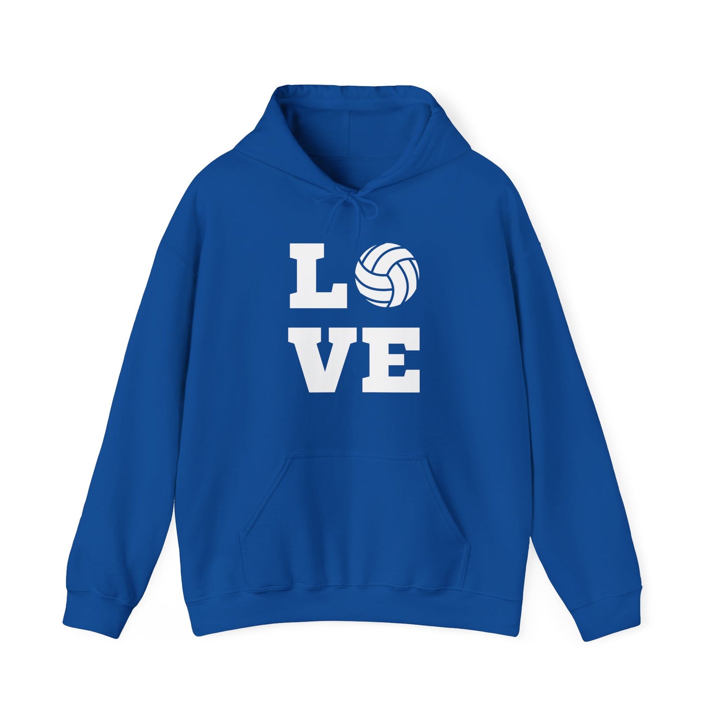 Love Volleyball- Hooded Sweatshirt