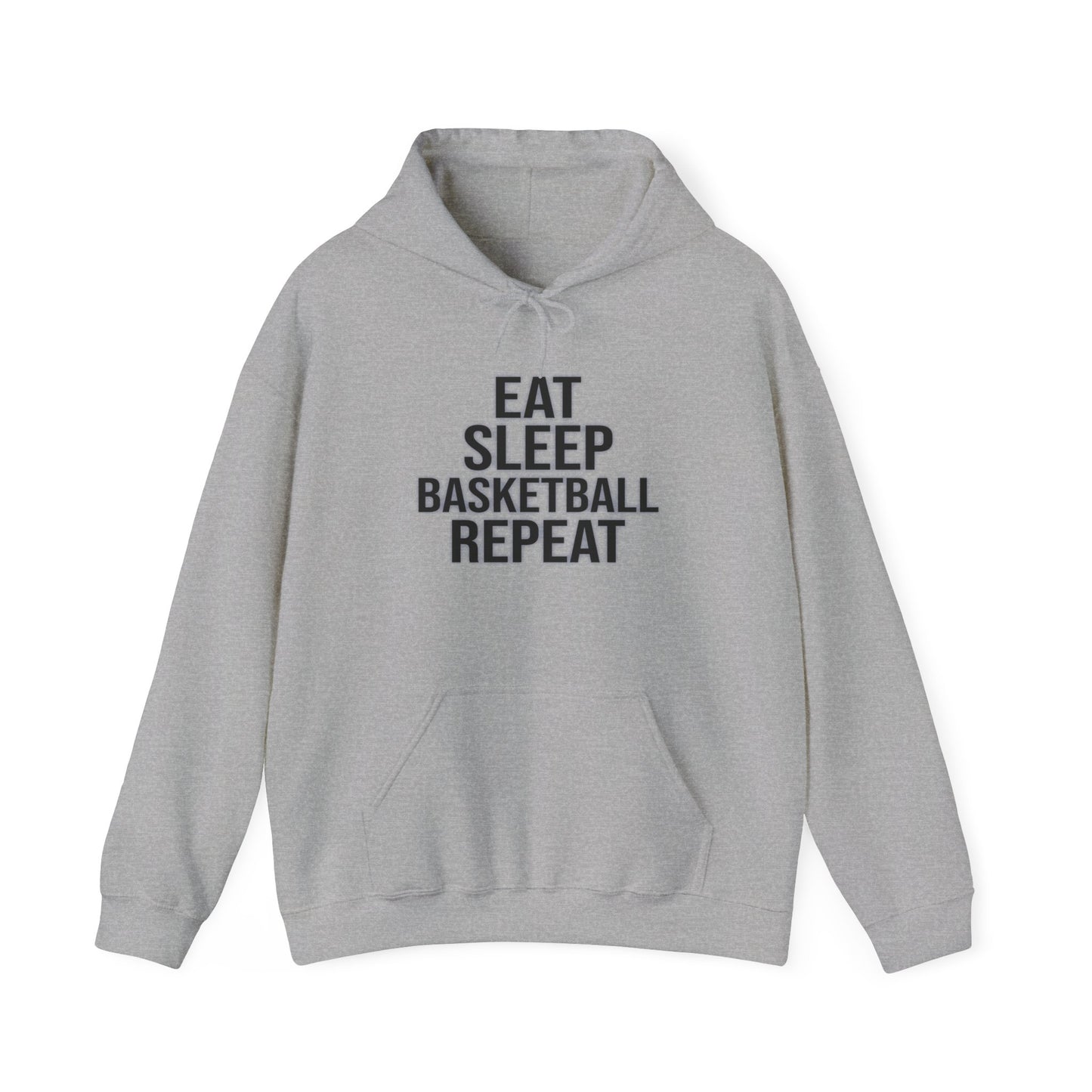 Hoodie-Eat Sleep Basketball Repeat