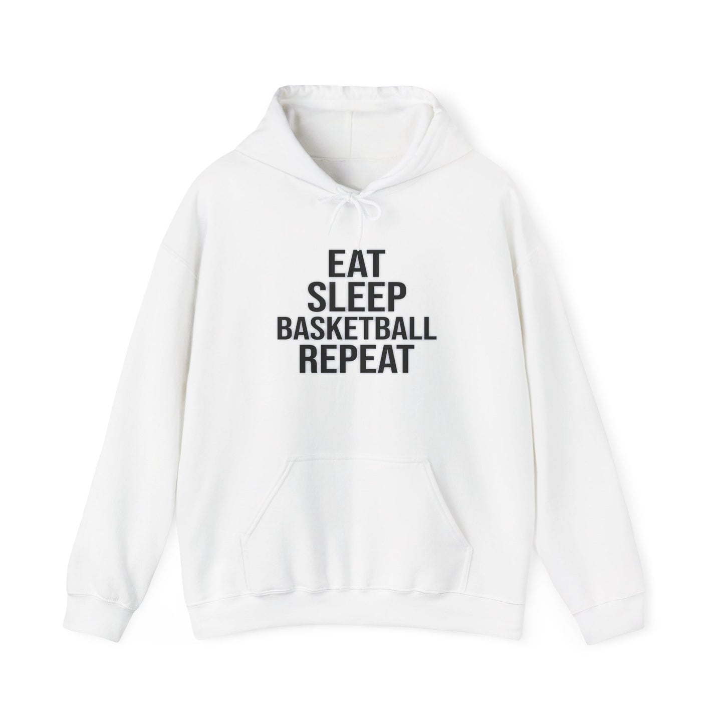 Hoodie-Eat Sleep Basketball Repeat