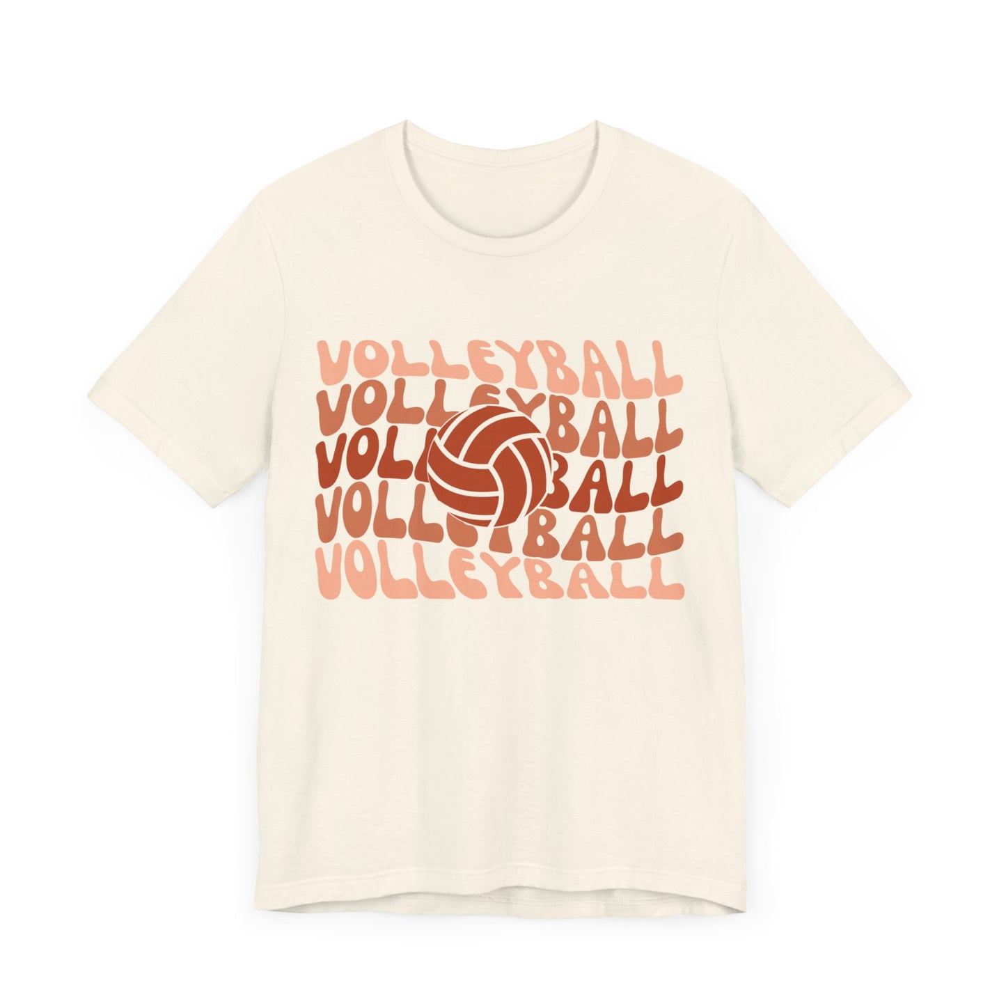 Wavy Retro T-shirt-Volleyball