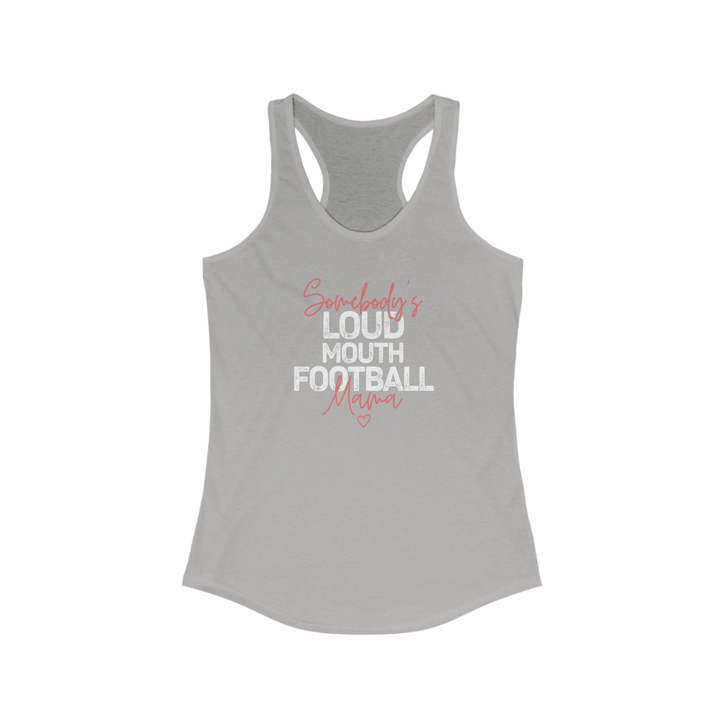 Racerback Tank-Loud & Proud Football Mama