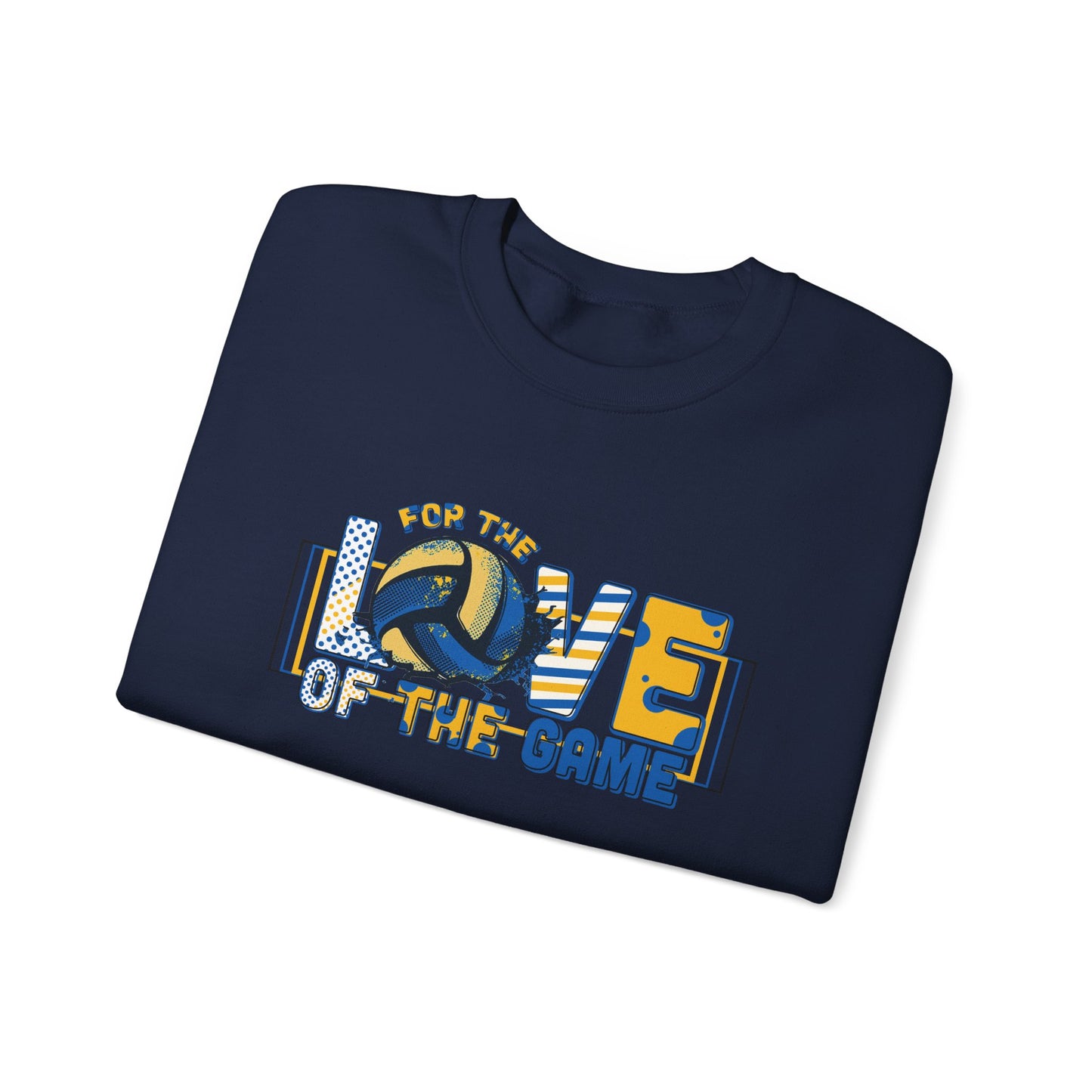 Love of the Game- Volleyball Blue and Yellow