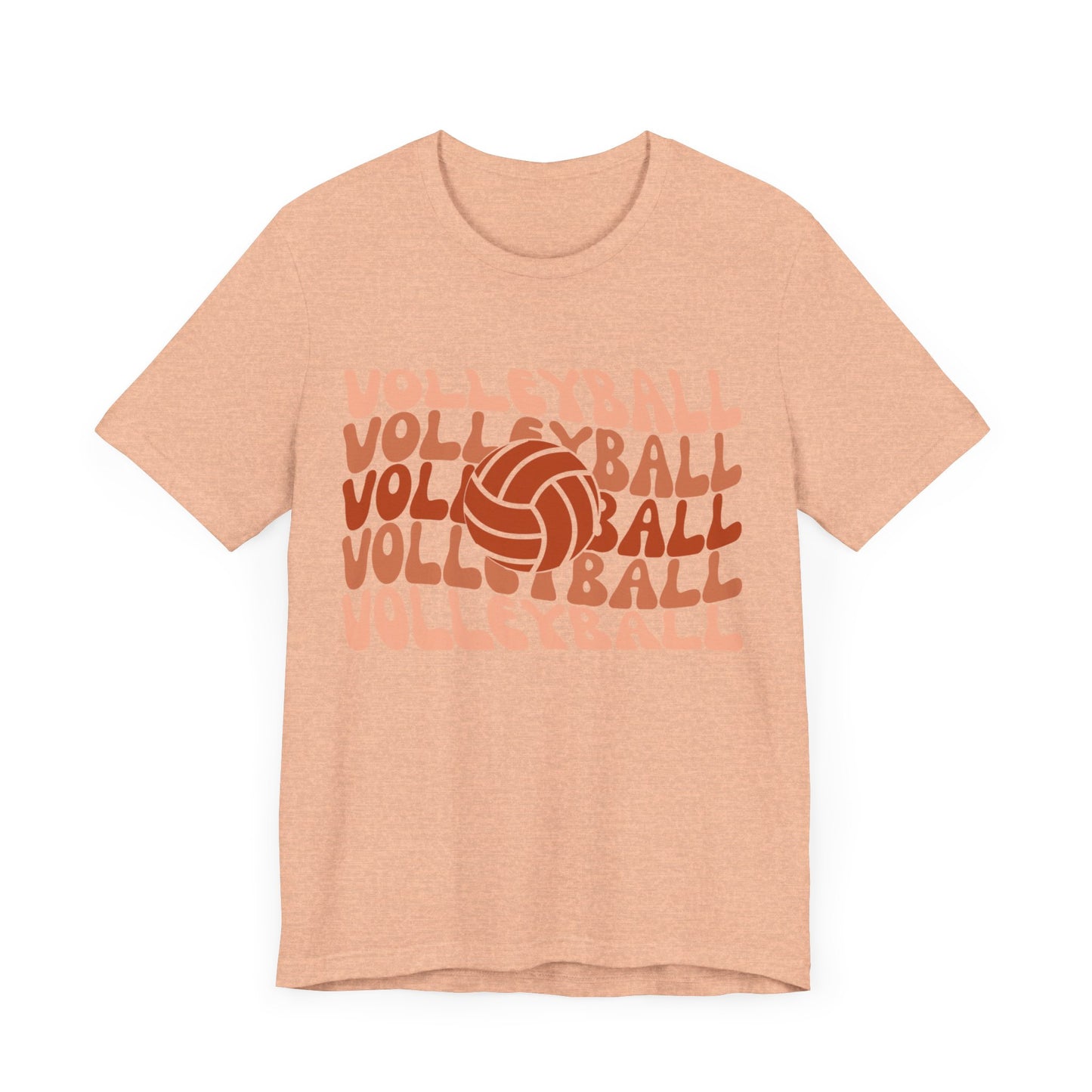 Wavy Retro T-shirt-Volleyball