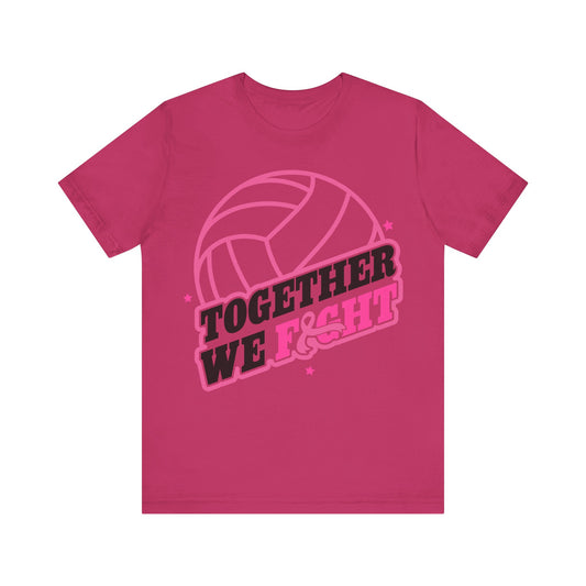 Together We Fight-T-shirt-Volleyball