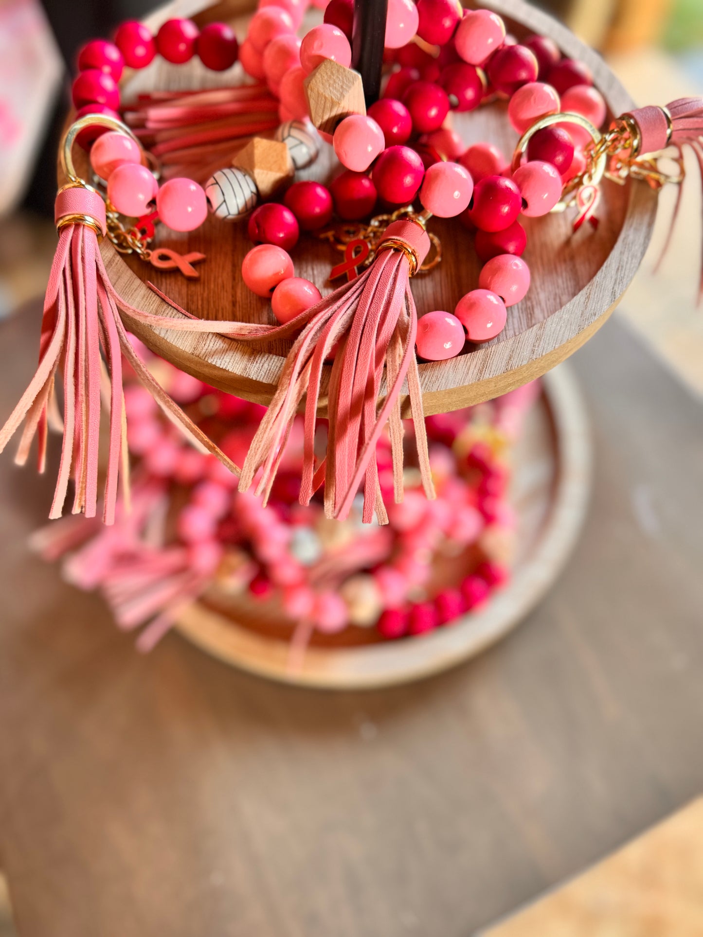 Breast Cancer Awareness Month Wristlet