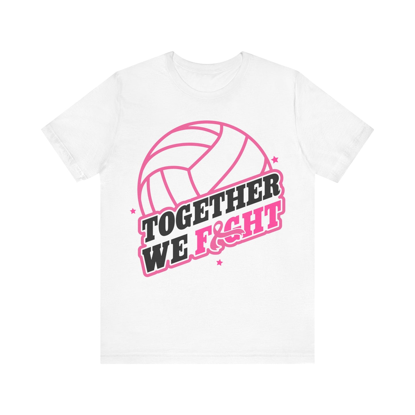 Together We Fight-T-shirt-Volleyball