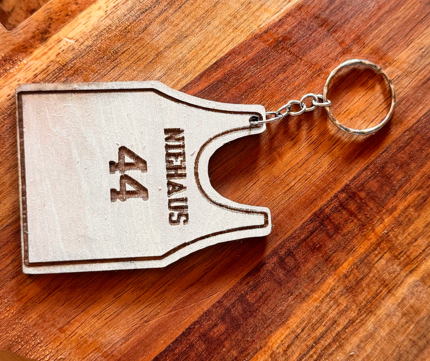 Custom Jersey Keychain